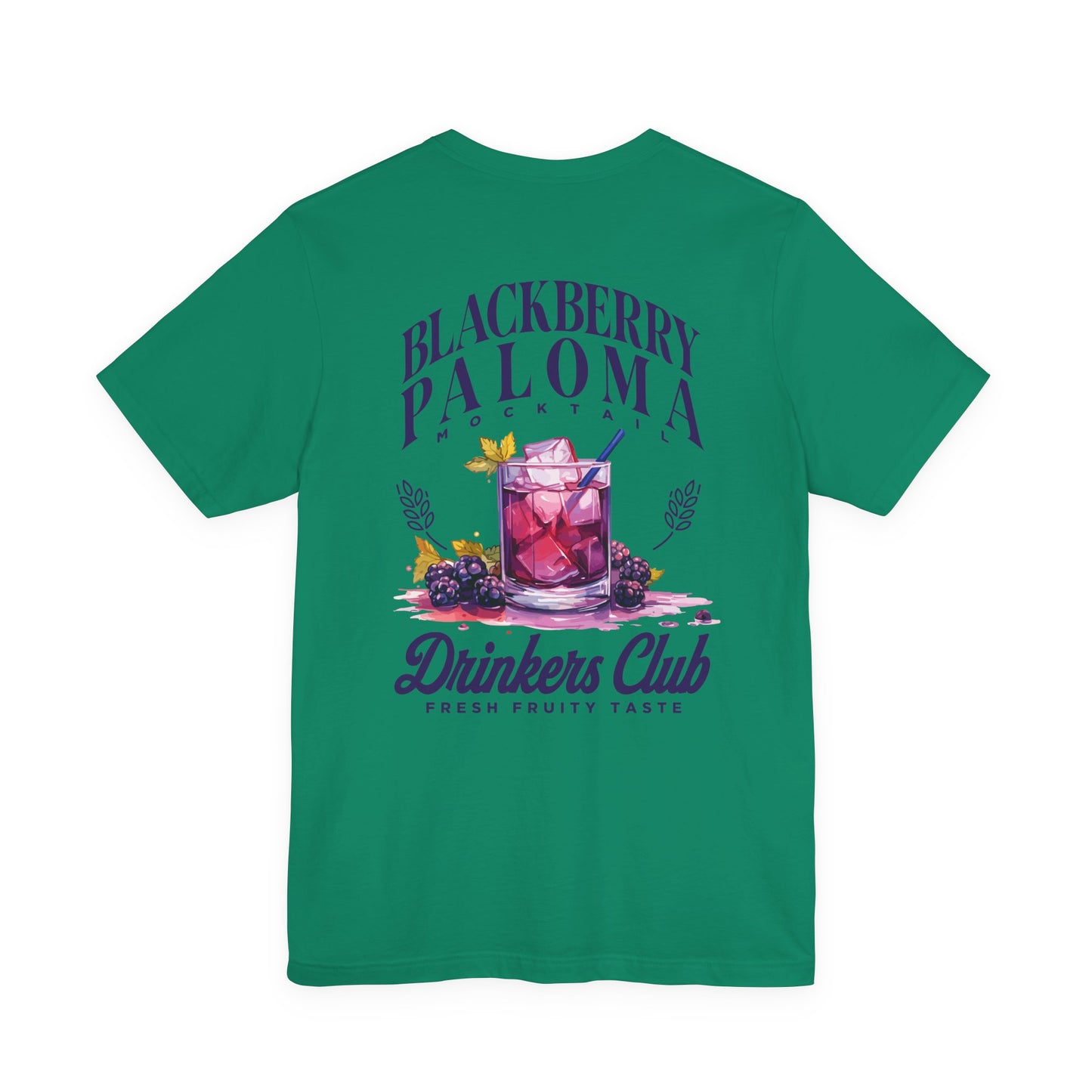 Blackberry Paloma Mocktail Drinkers Club Tshirt – Fresh Fruity Taste