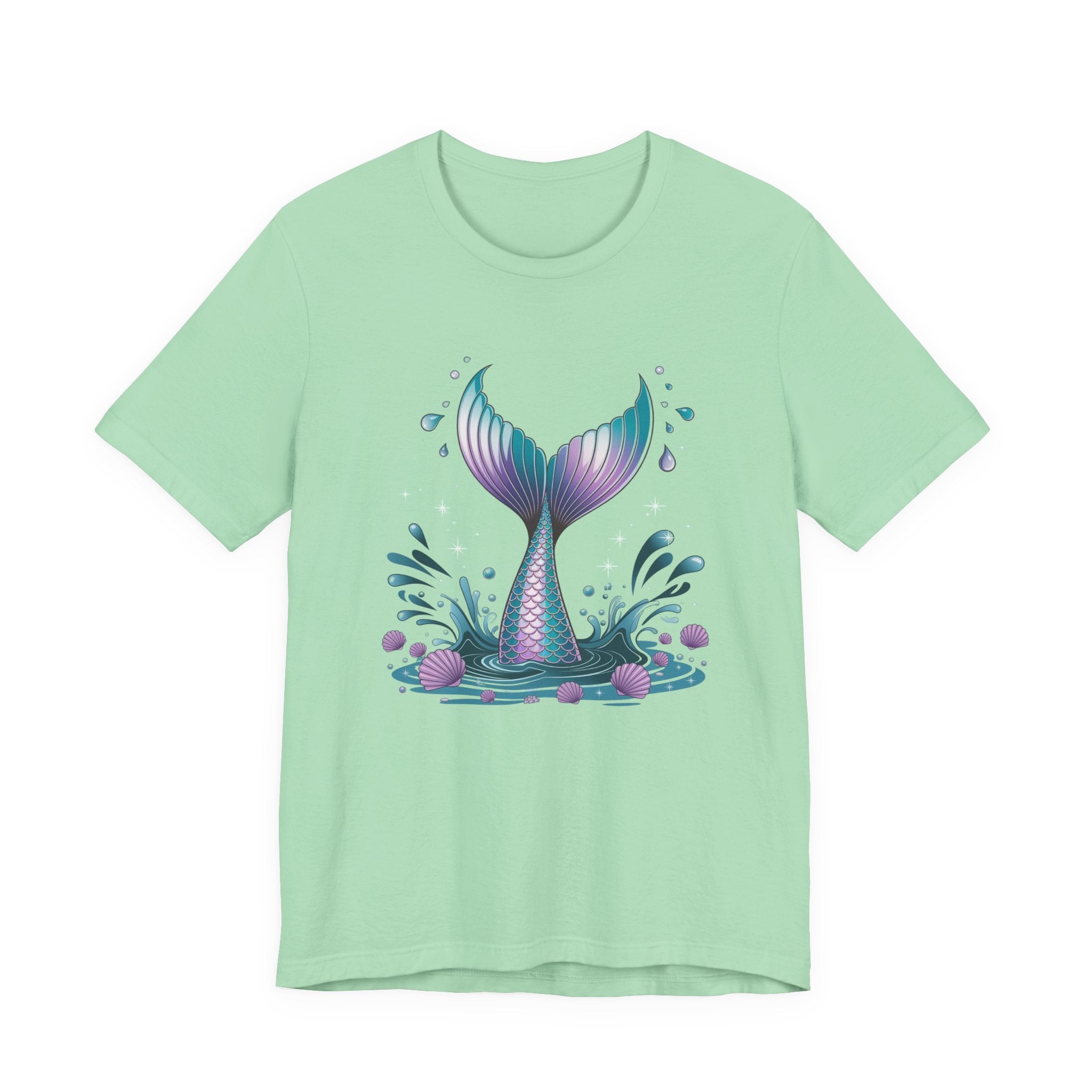Mermaid Energy – Diving Mermaid Hip to Tail Graphic T-Shirt