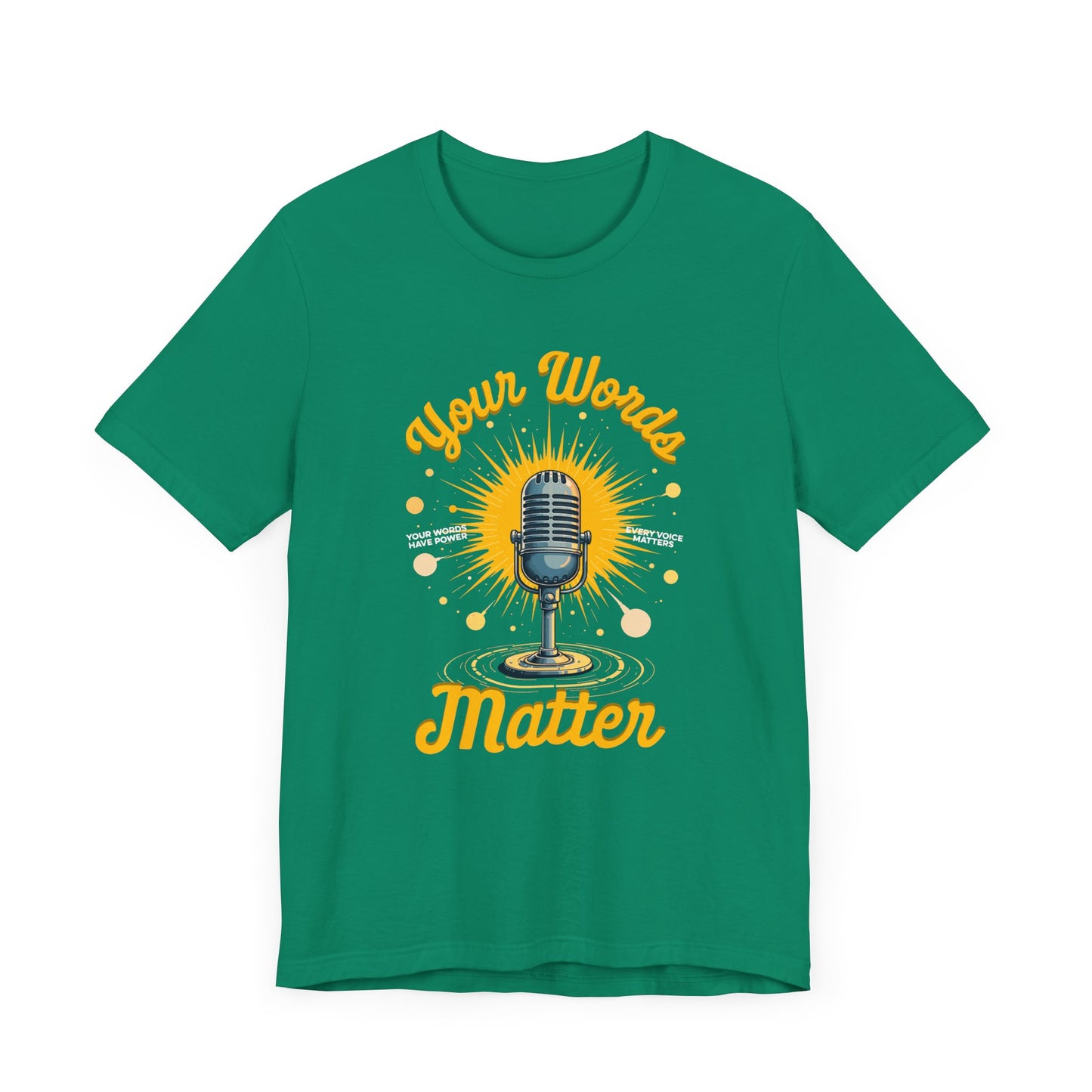 Your Words Matter Tee, Mental Health Awareness Shirt, Positive Speech Graphic, Kindness Reminder Top, Empathy Gift