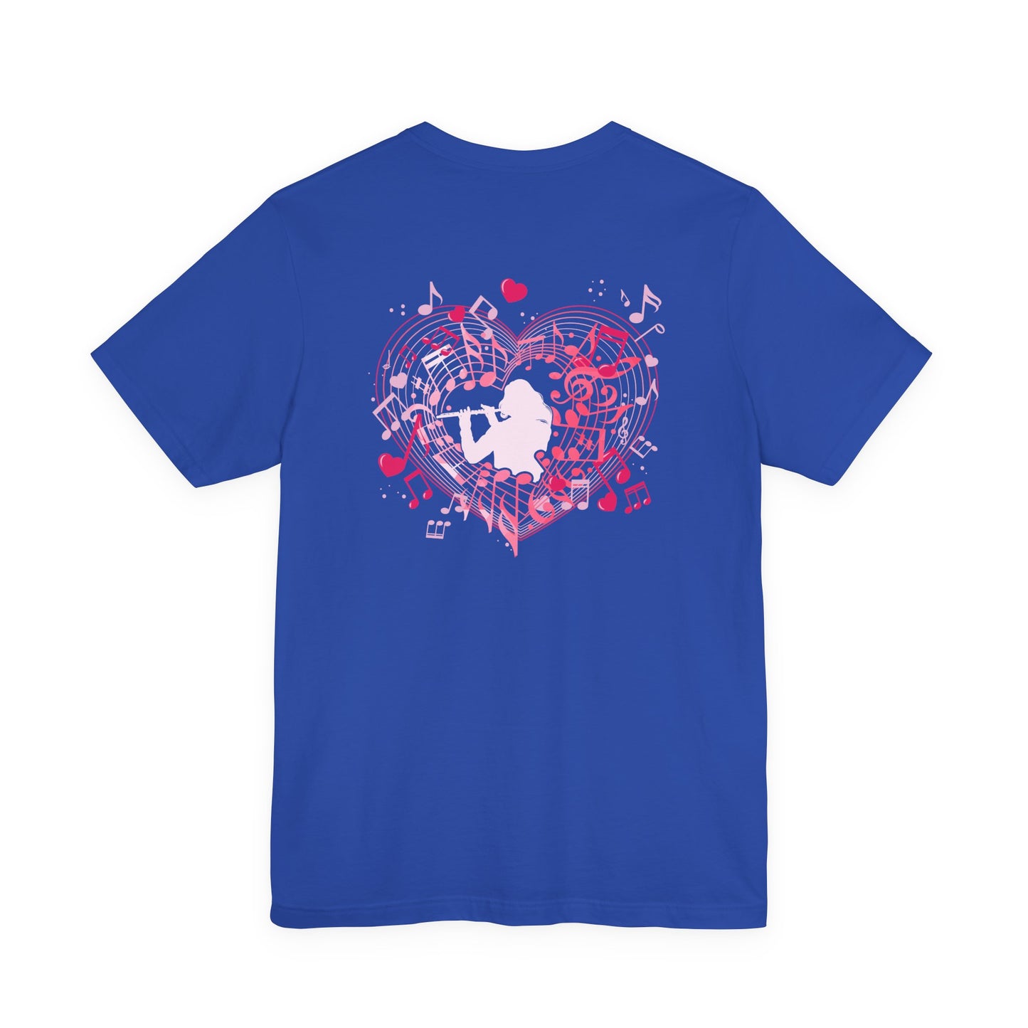 Heartbeat of the Flute Music Love T-Shirt
