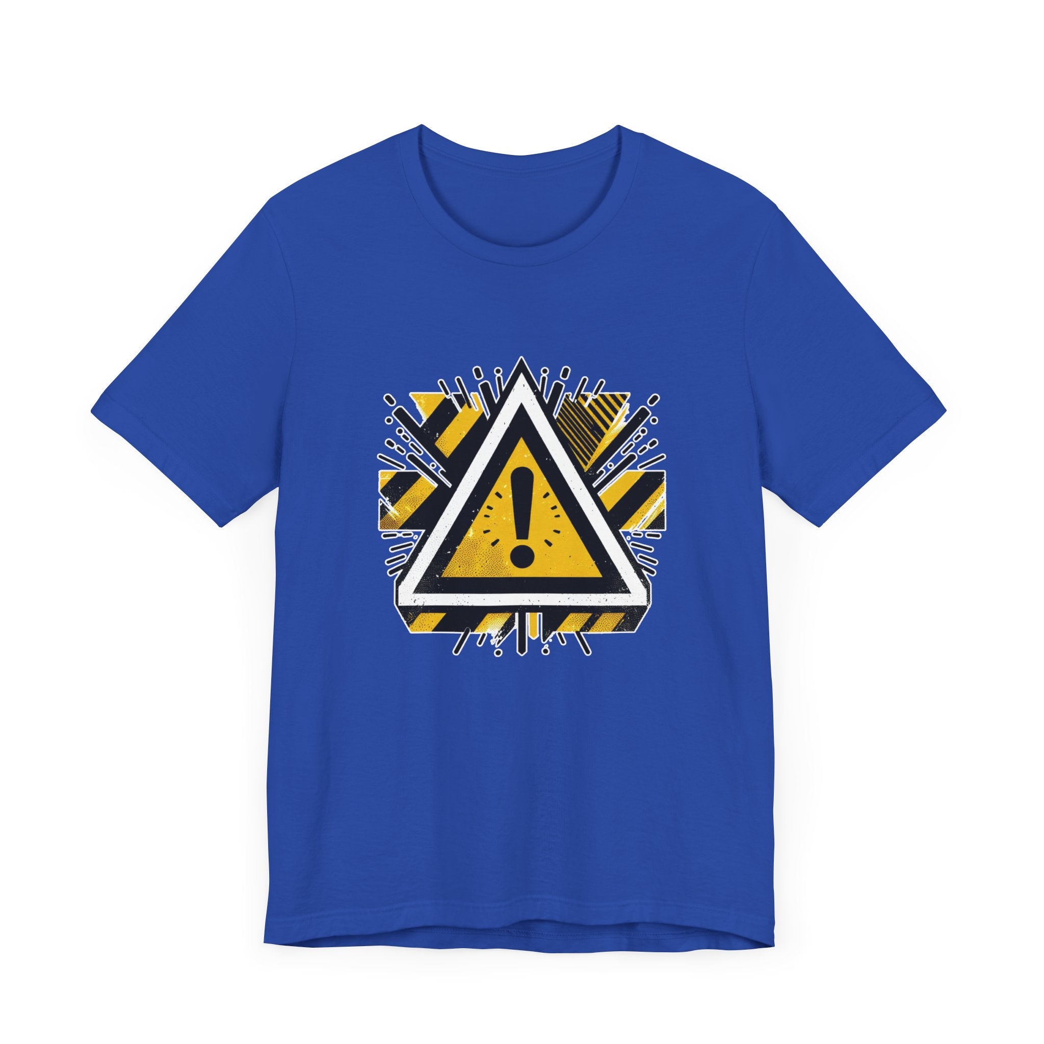Abstract Warning | Modern Warning Symbol Graphic T-Shirt