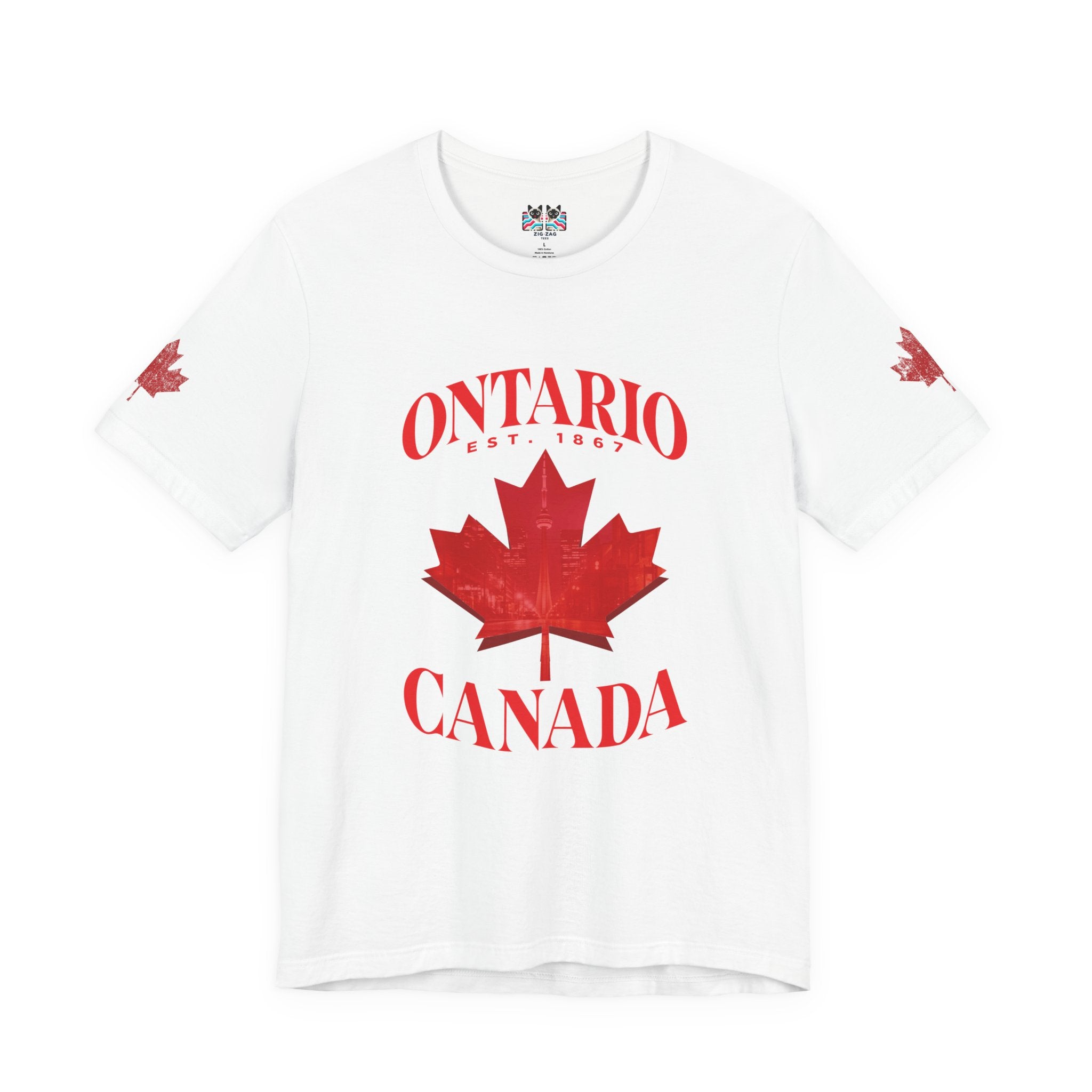 Ontario Skyline Maple Leaf T-Shirt