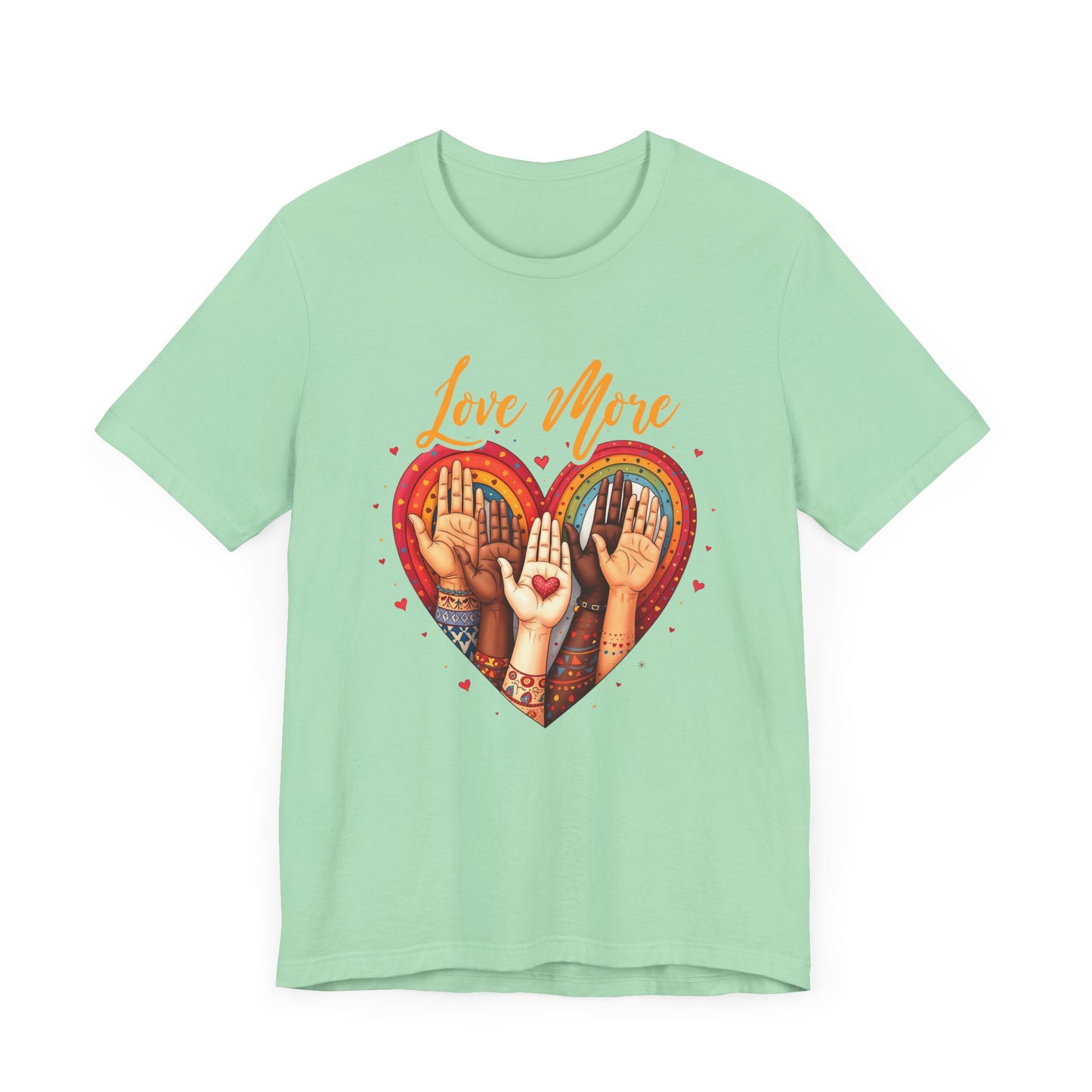 More Love Less Labels Shirt Equality Awareness Graphic Tee Encouraging Acceptance and Identity Beyond Boxes for All People Everywhere