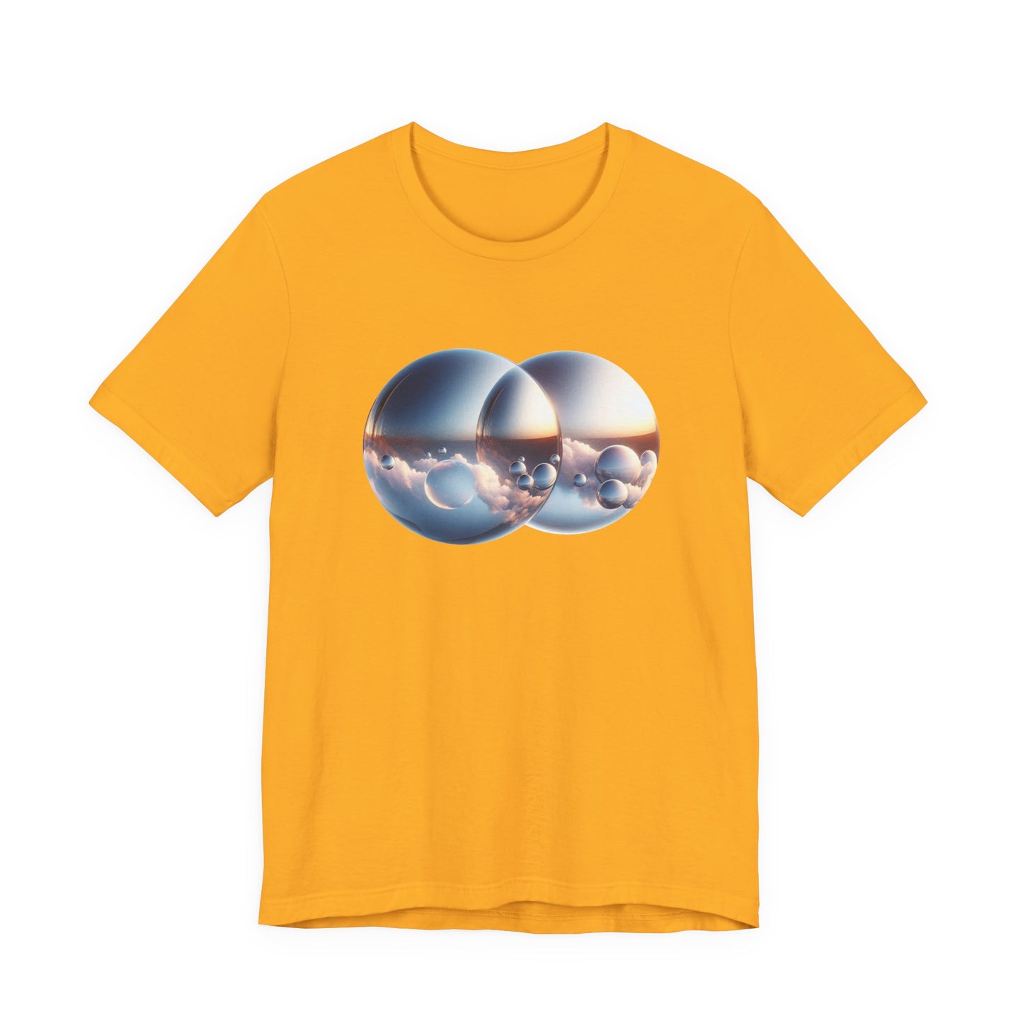 Parallel Universe Portal – Illusional Bubble Window Graphic T-Shirt