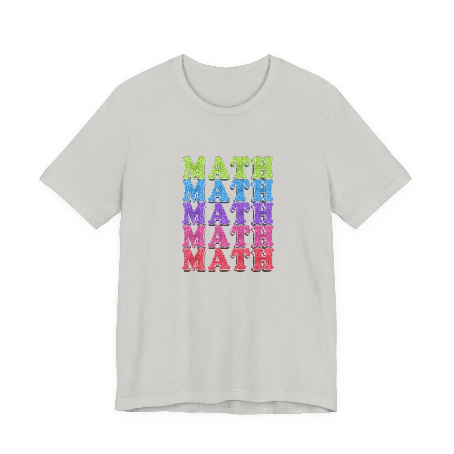 Math Repeated Tshirt – Bold Typography Design for Math Enthusiasts