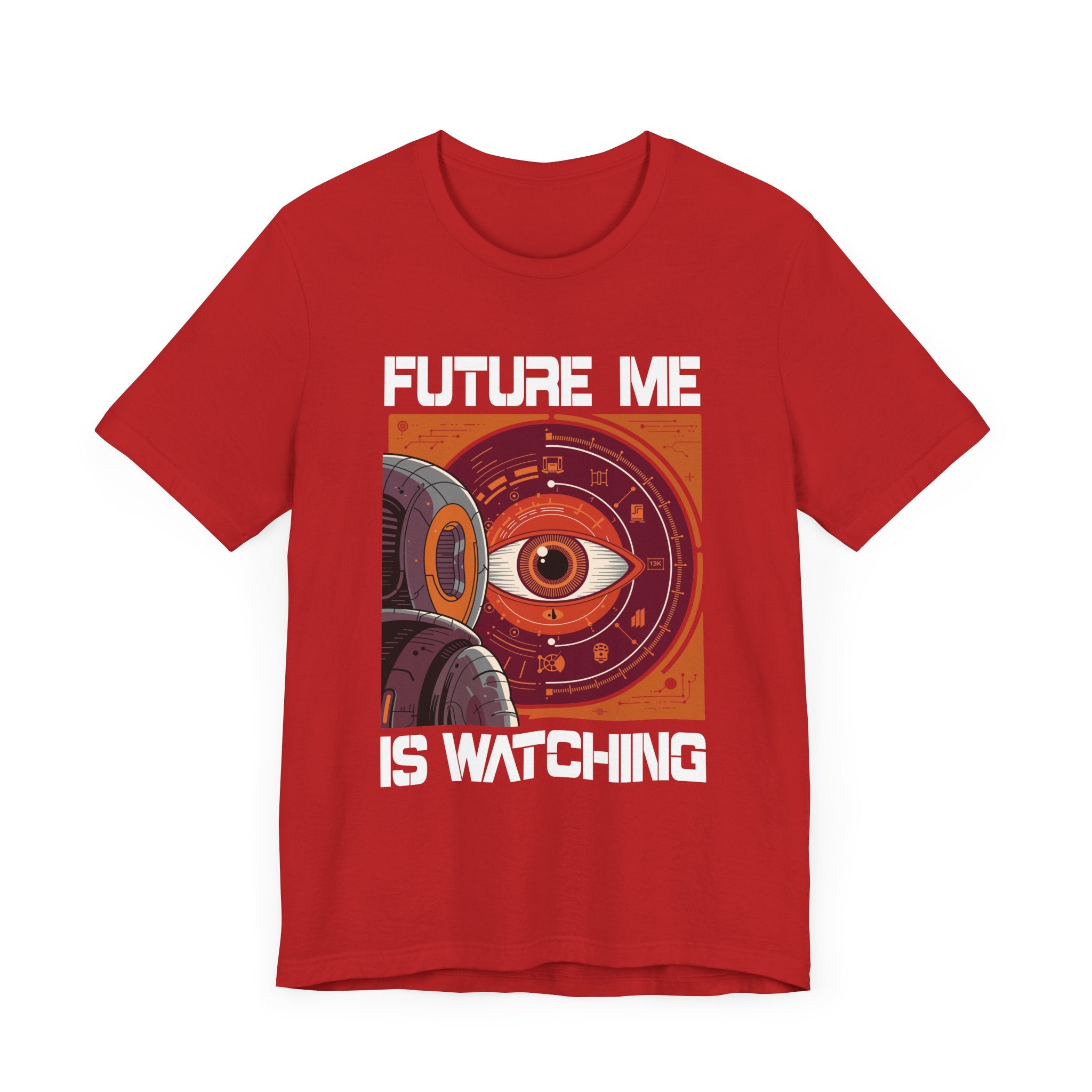 Future Me Is Watching Tee, Motivational Accountability Shirt, Self Growth Graphic Tee, Goal Driven Top, Mindset Gift