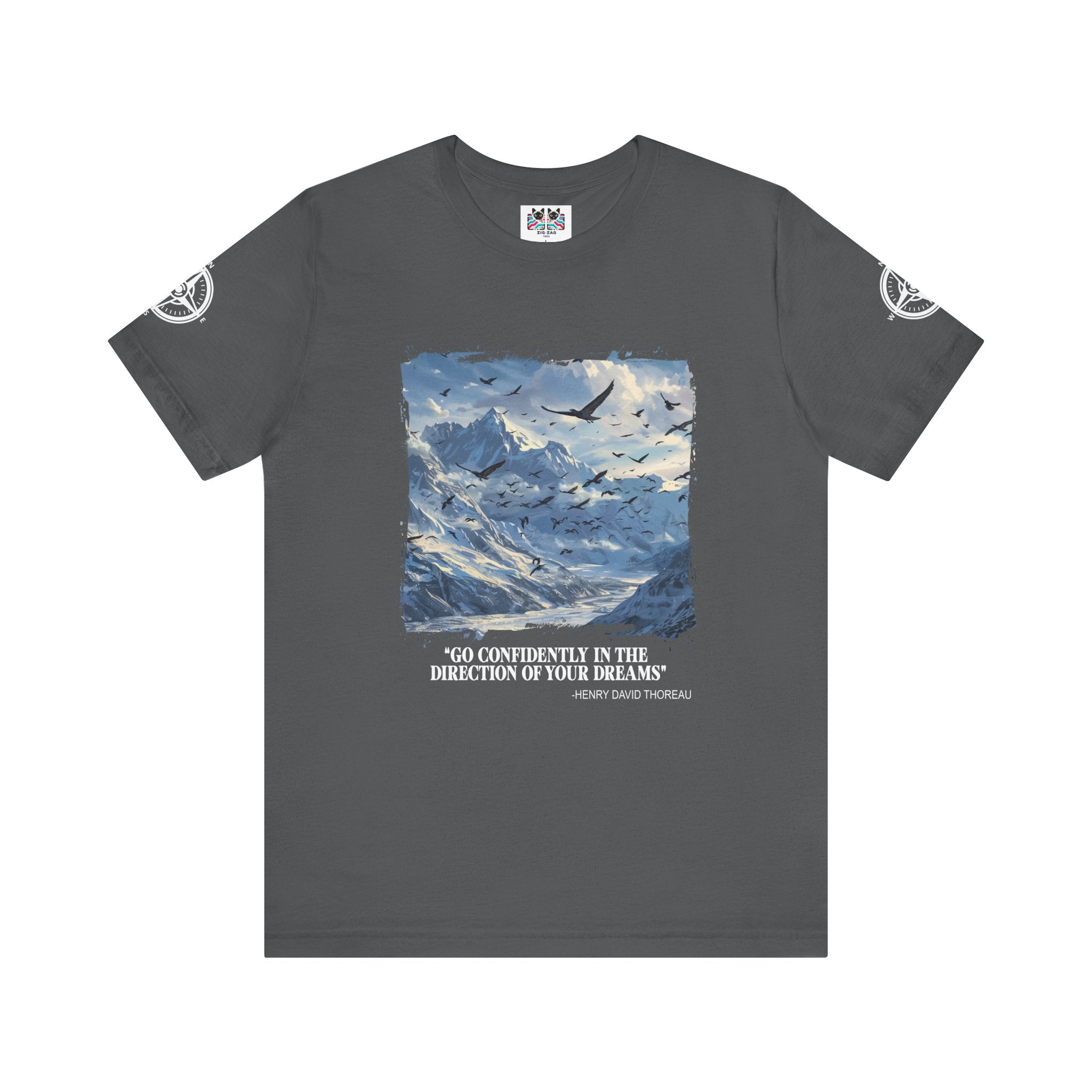 Go Confidently in the Direction of Your Dreams T-Shirt – Henry David Thoreau Quote Graphic Tee