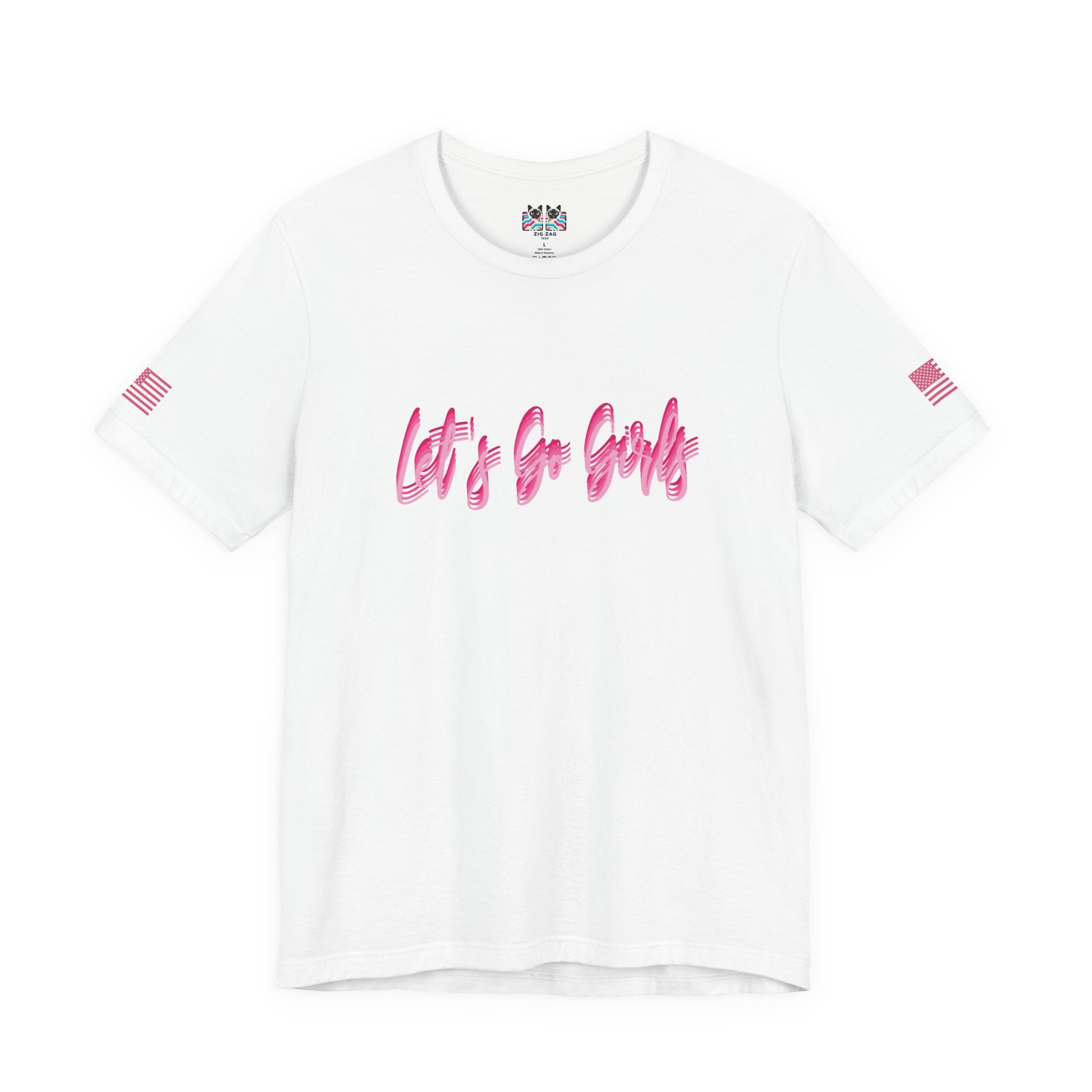 Let's Go Girls T-Shirt – Neon Glow Script Graphic Tee