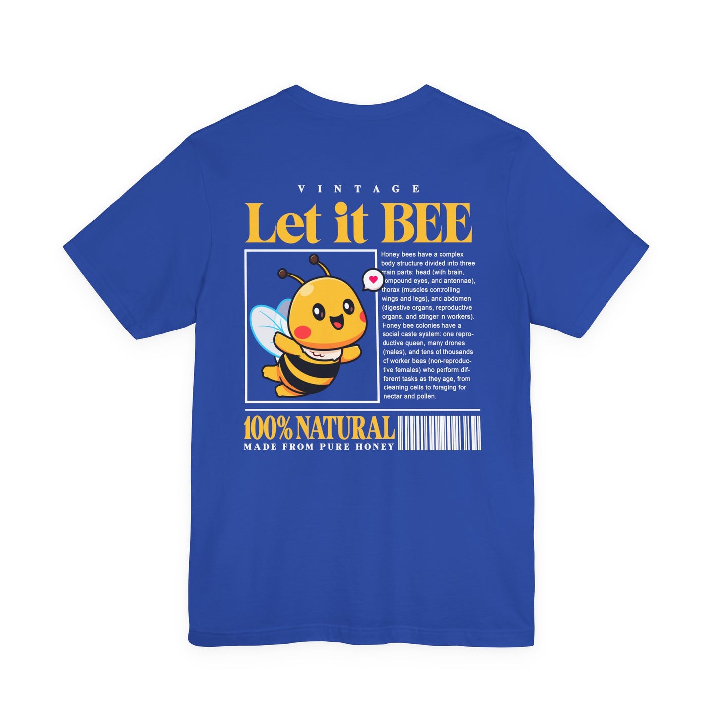 Let It Bee Happy Flying Bee T-Shirt