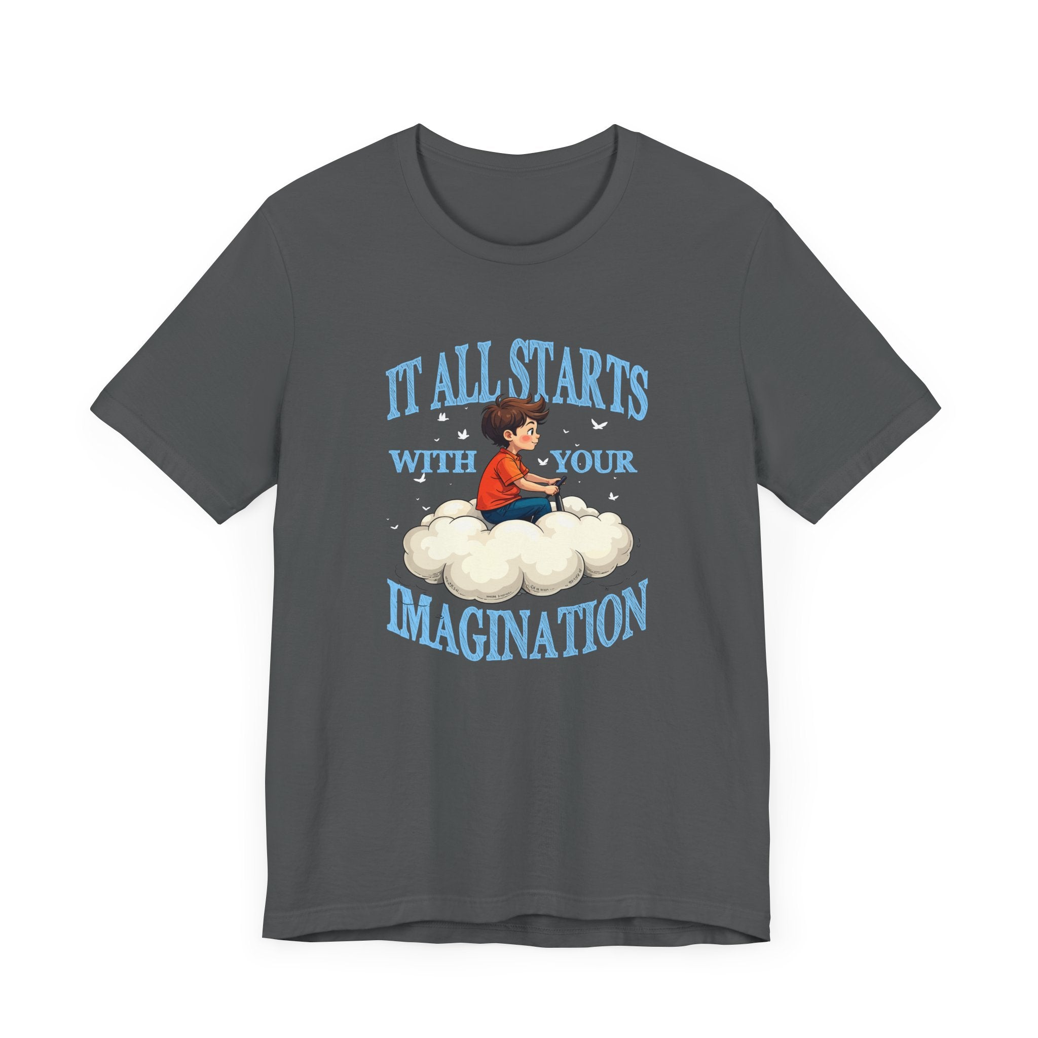 Cloud Control - Imagine Your Own Reality – Toddler Controlling Cloud with Stars & Planets Graphic T-Shirt
