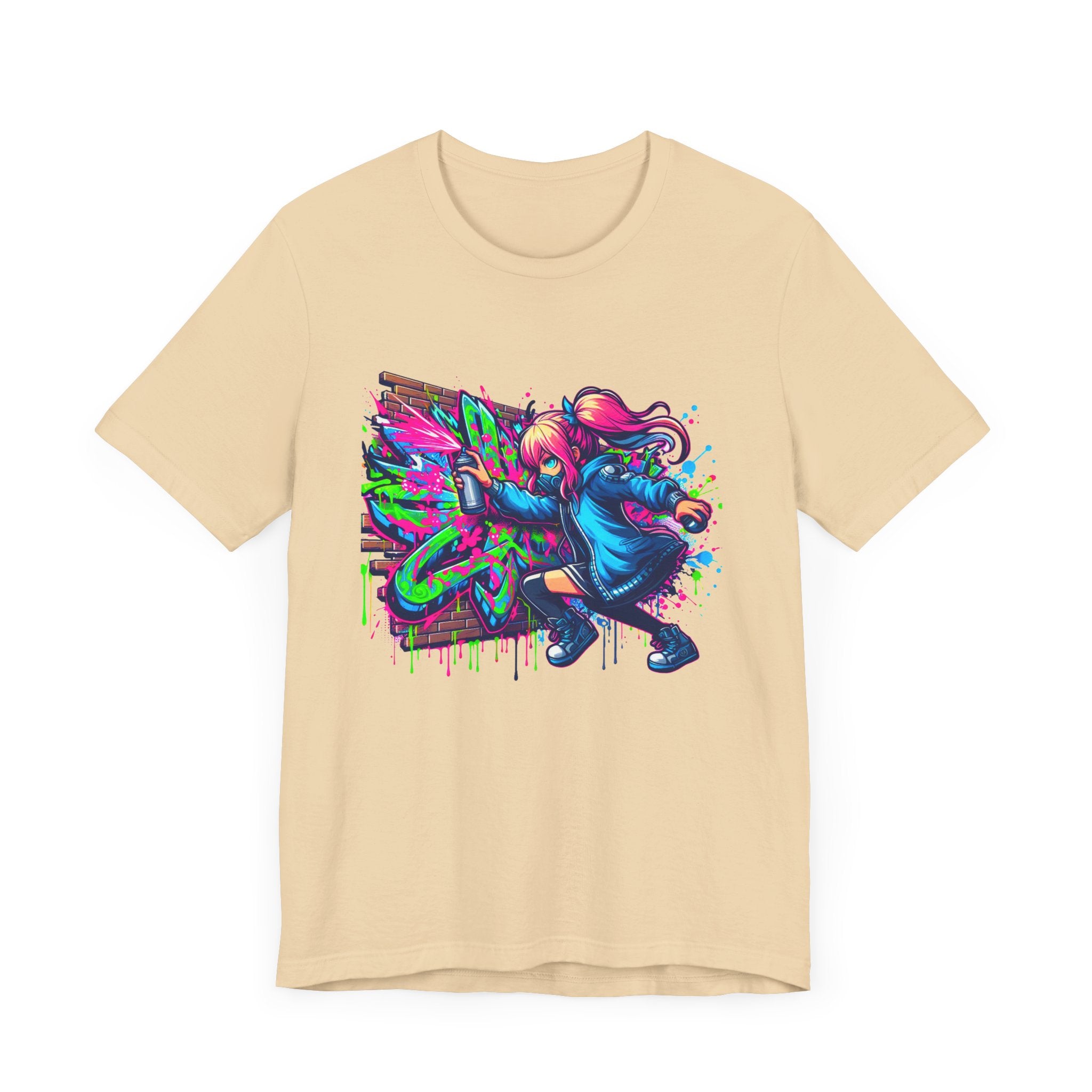 Street Art Vibes Shirt, Graffiti Artist Tee, Urban Style T Shirt, Streetwear Graphic Tee, Spray Paint Art Gift for Artists