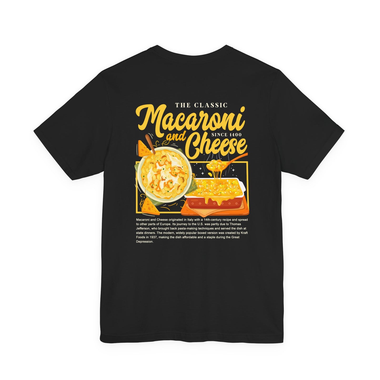 The Classic Macaroni and Cheese Tshirt – Since 1400
