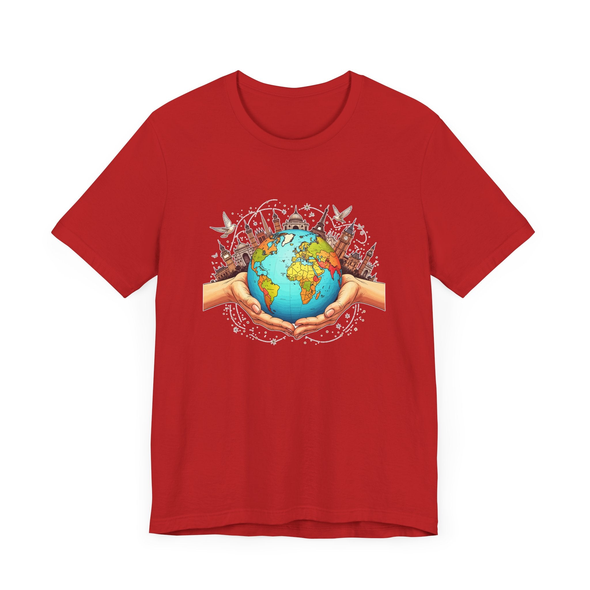 Beyond Borders Shirt Global Connection Graphic Tee for World Travelers Humanitarians and Dreamers Who Believe in Unity Without Walls