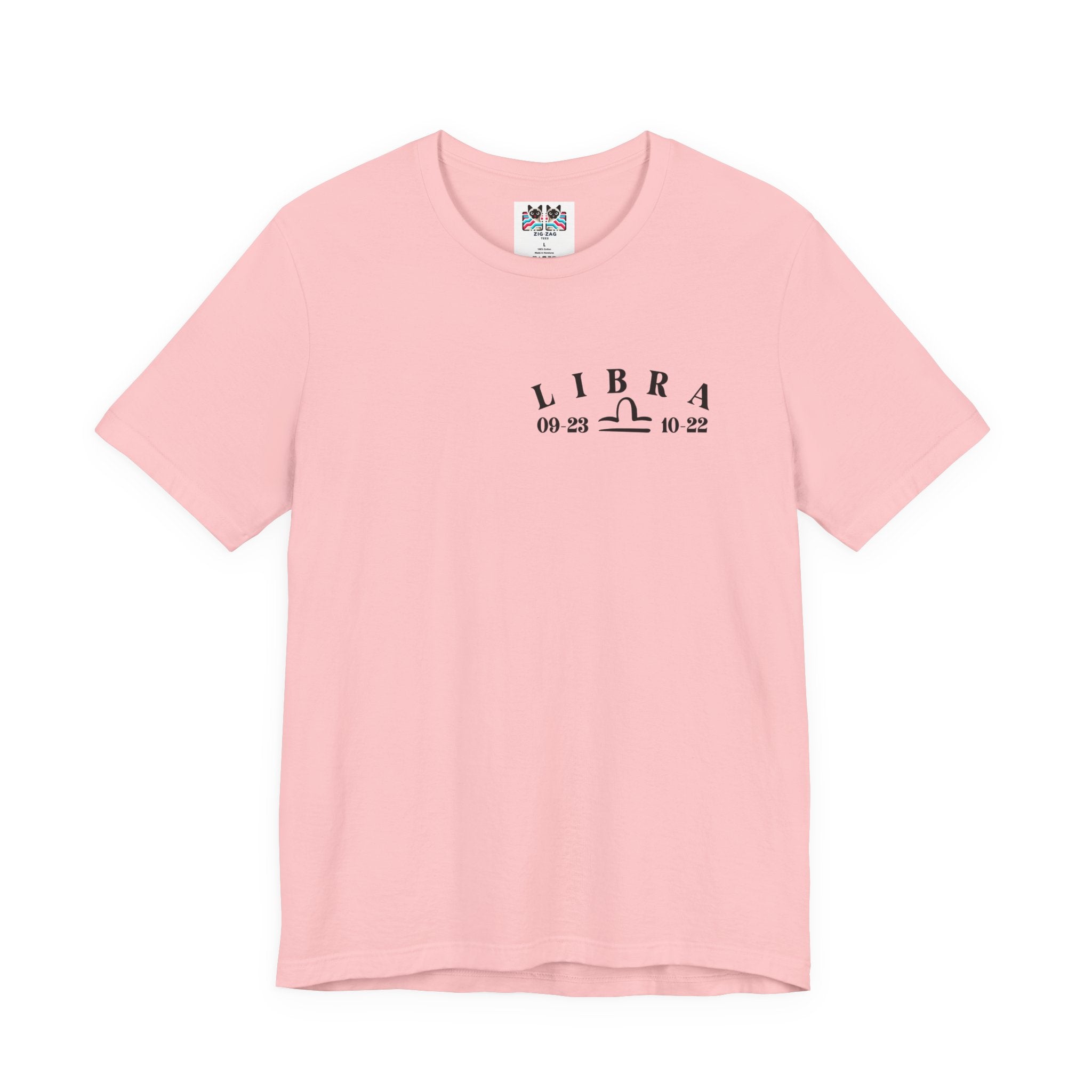 Libra Constellation & Floral Zodiac T-Shirt – September 23 to October 22