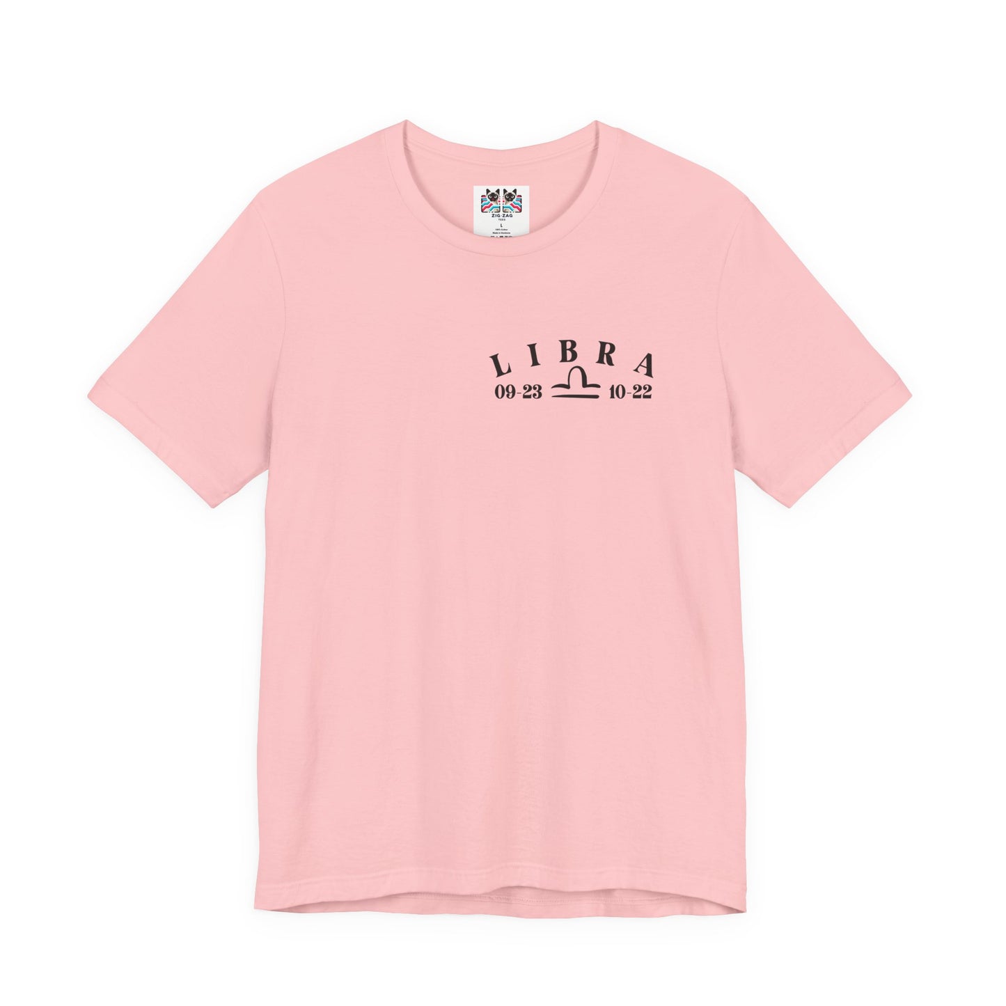Libra Constellation & Floral Zodiac T-Shirt – September 23 to October 22