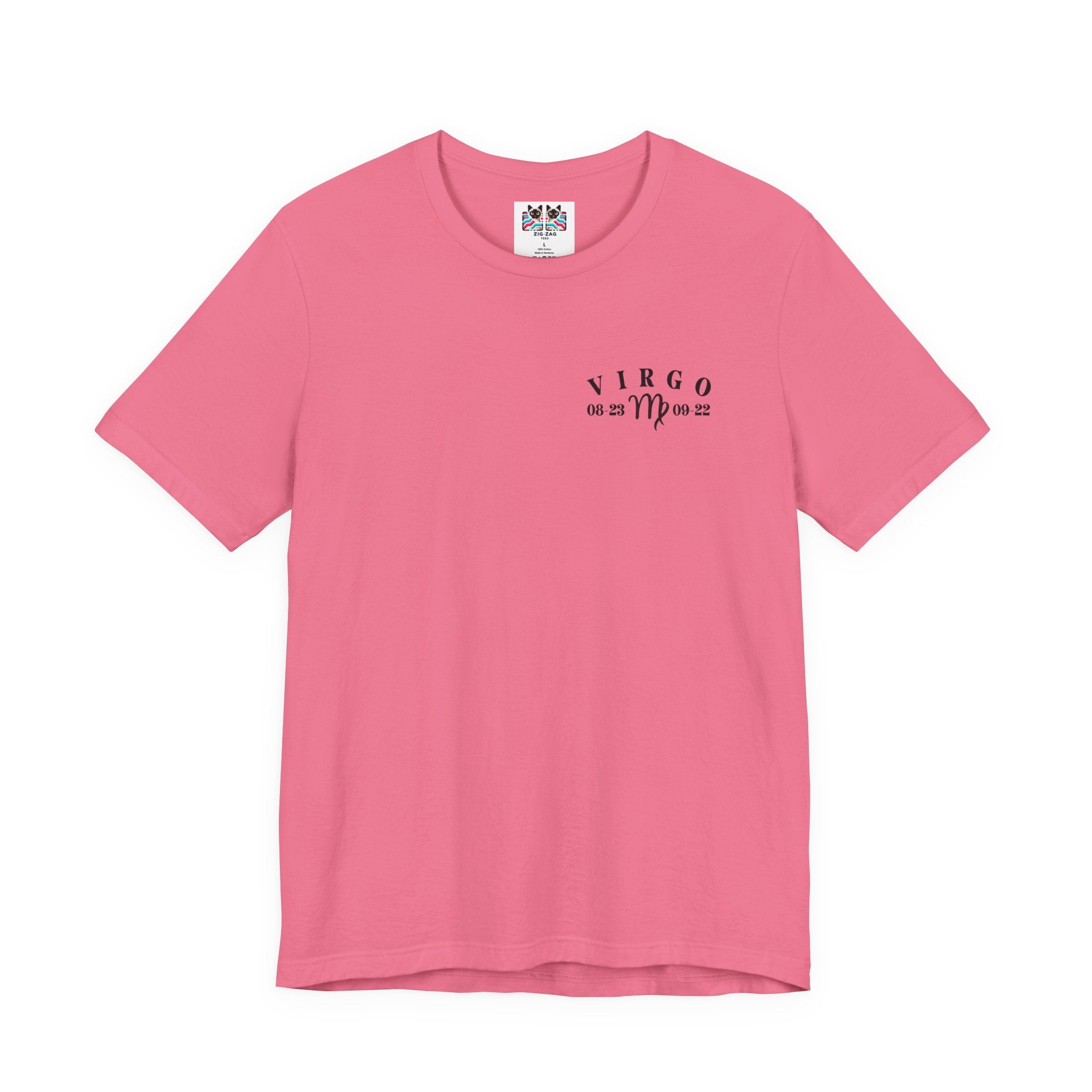 Virgo Constellation & Floral Zodiac T-Shirt – August 23 to September 22