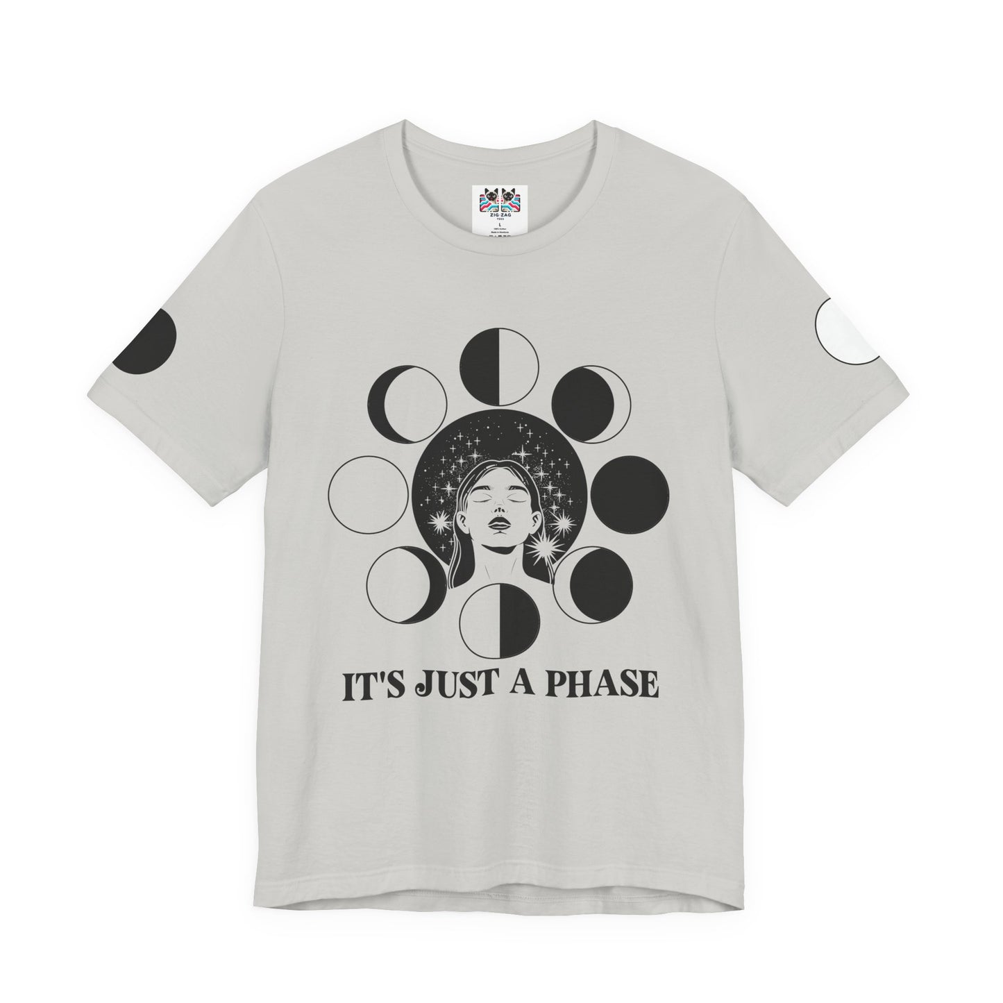 It's Just a Phase T-Shirt – Moon Phases Celestial Astrology Witchy Graphic Tee