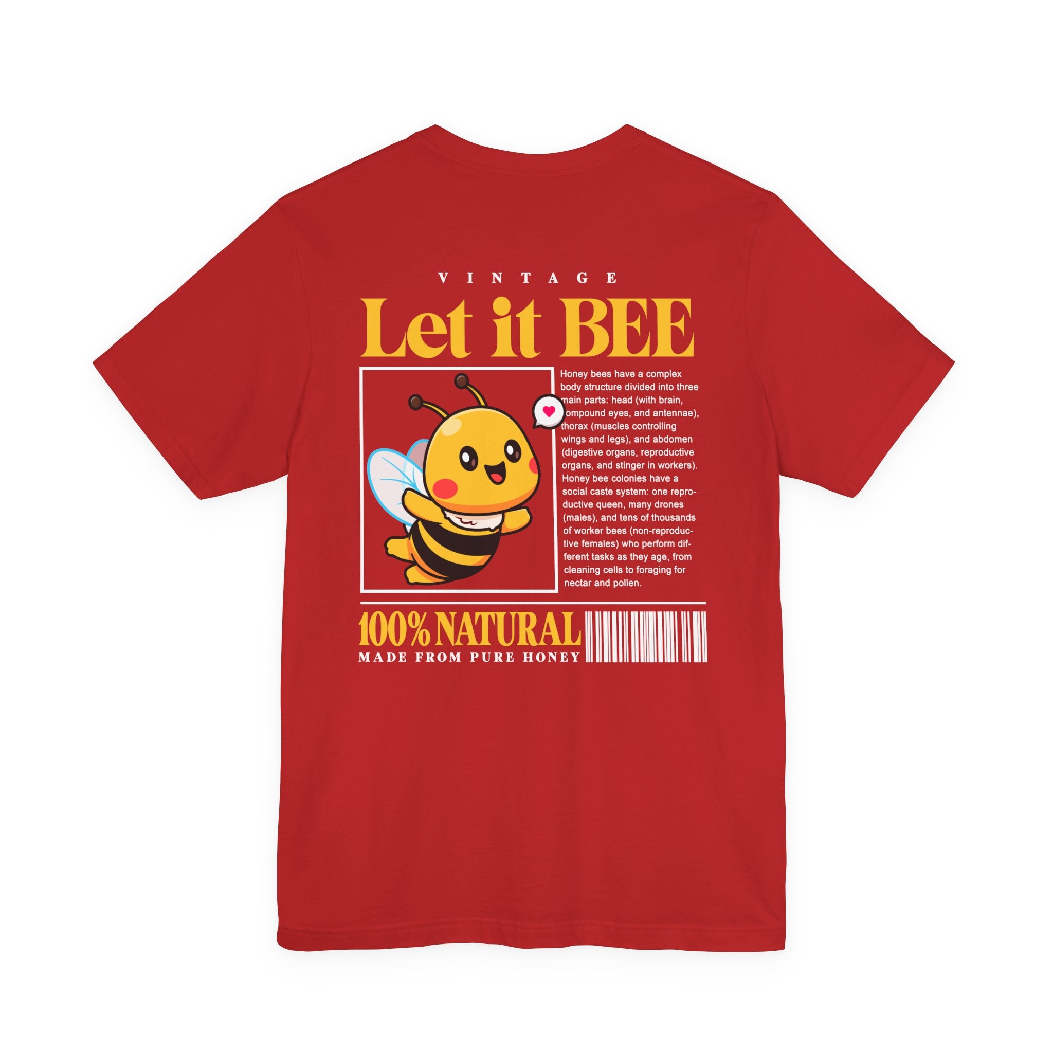 Let It Bee Happy Flying Bee T-Shirt