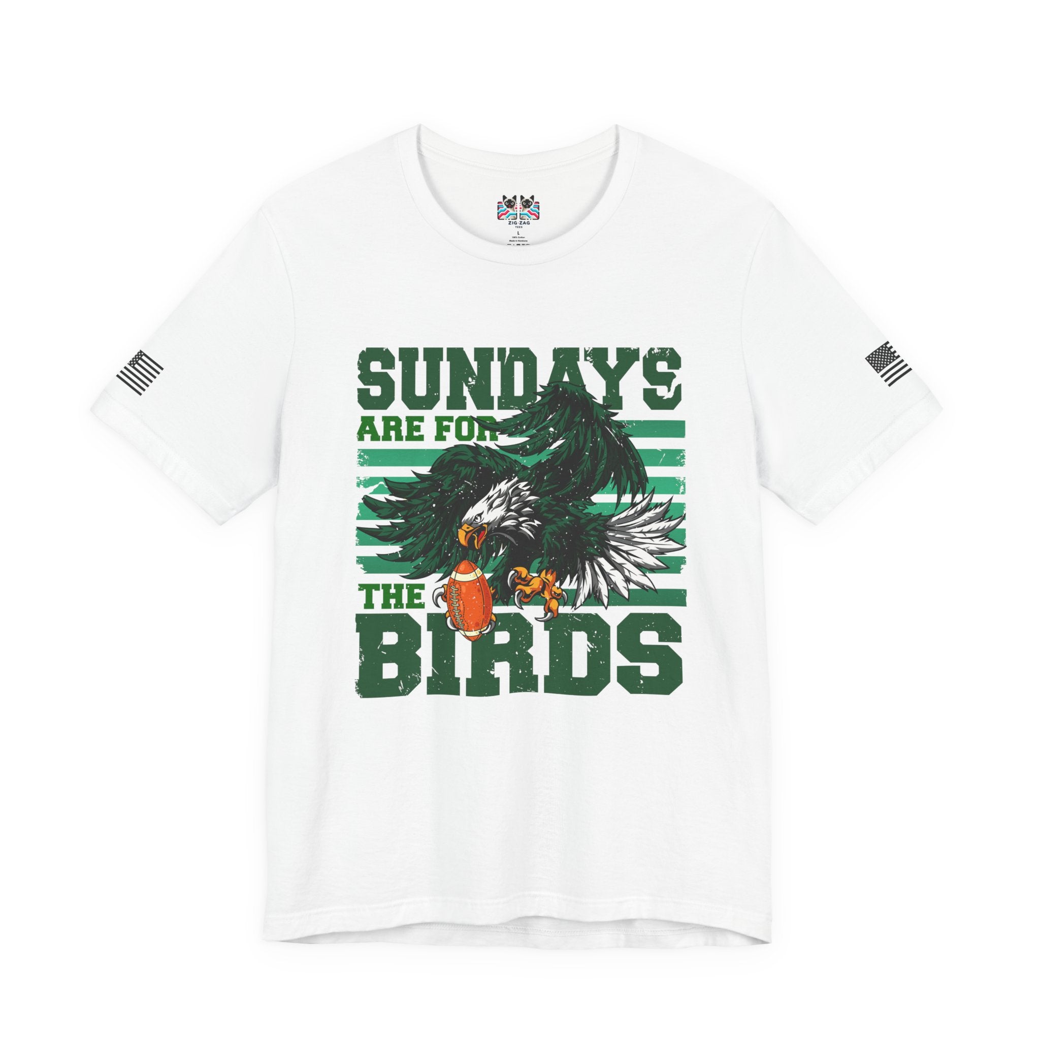 Sundays Are for the Birds T-Shirt – Fierce Diving Eagle Football Graphic Tee Philadelphia Fan