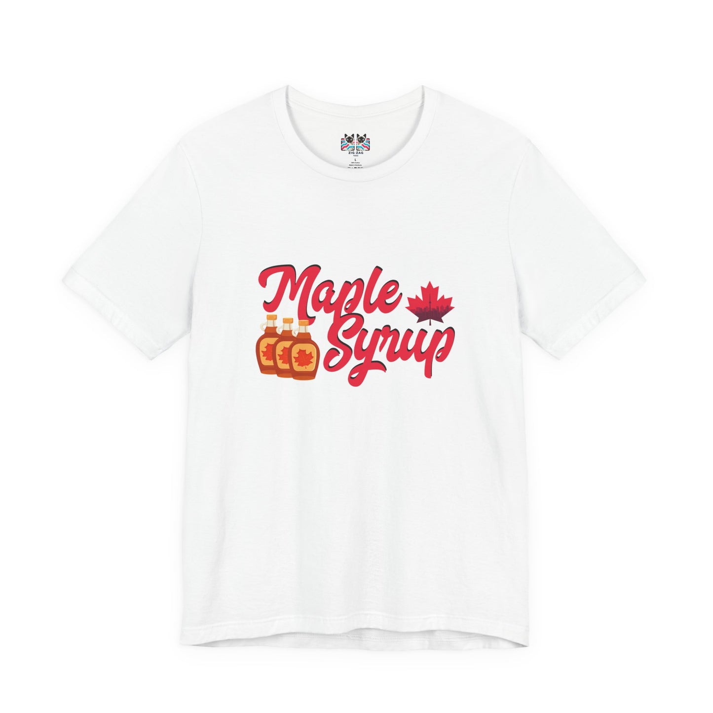 Maple Syrup Breakfast Lovers Tshirt – Waffles, Pancakes & Yogurt