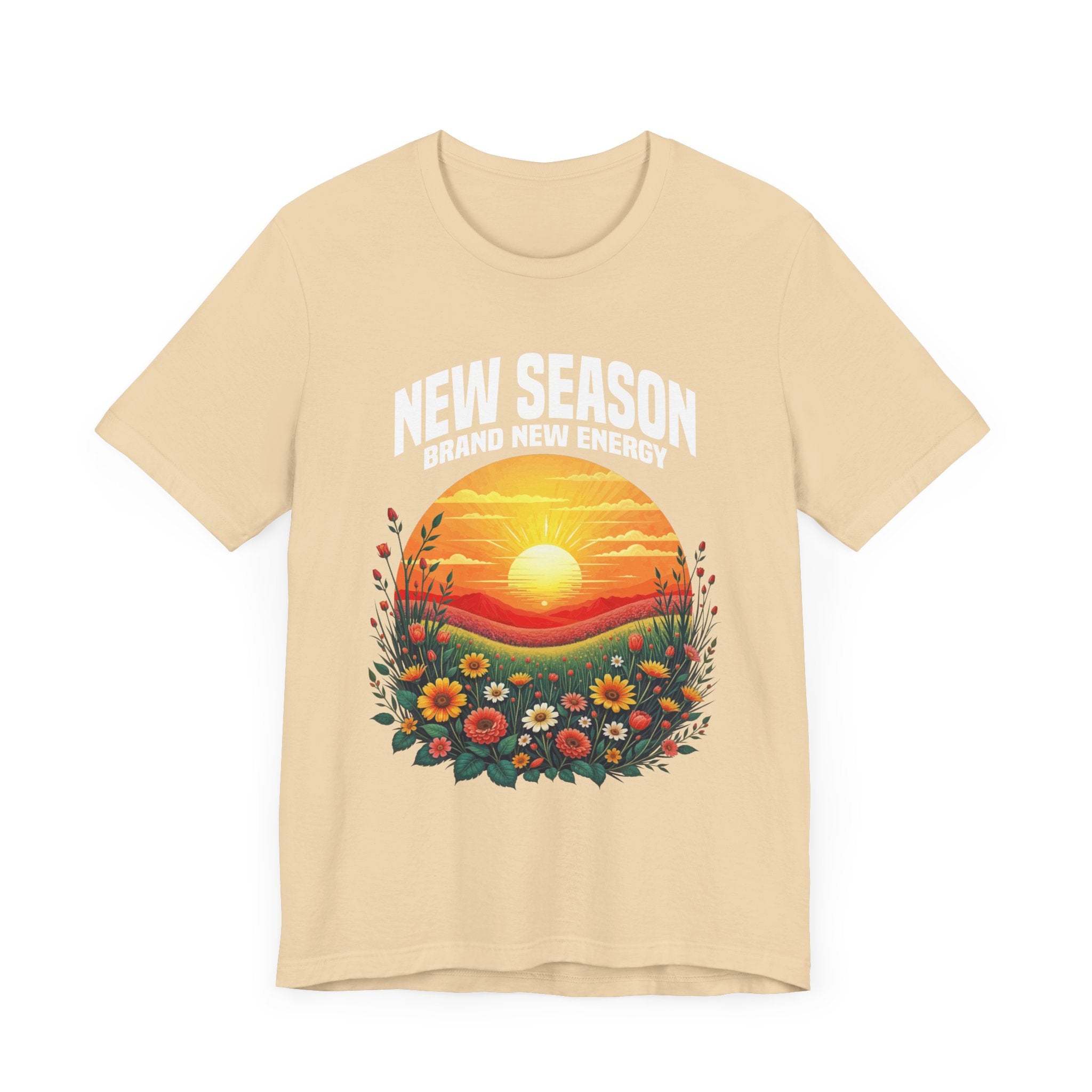 New Season New Energy Tee, Fresh Start Shirt, Spring Reset Top, Personal Growth Tee, Motivational Mood Tee
