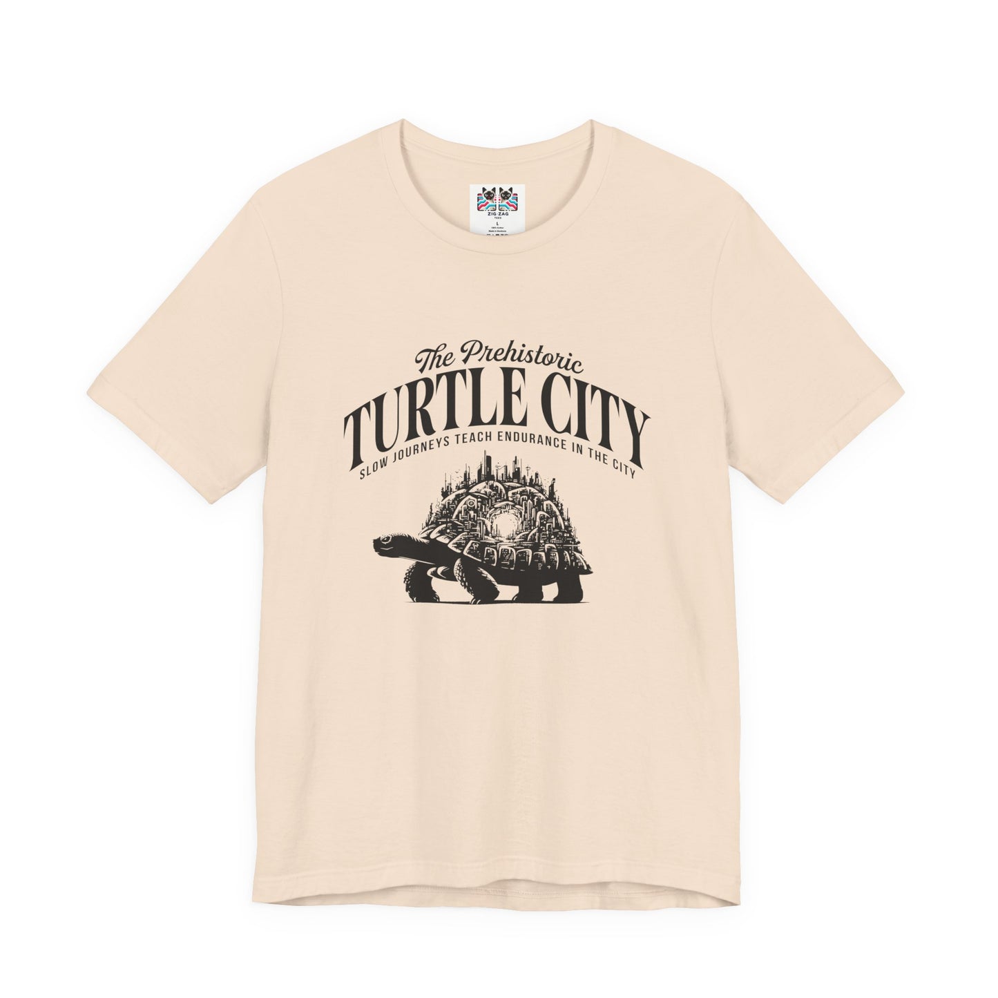 The Prehistoric Turtle City Tshirt – Slow Journeys Teach Endurance
