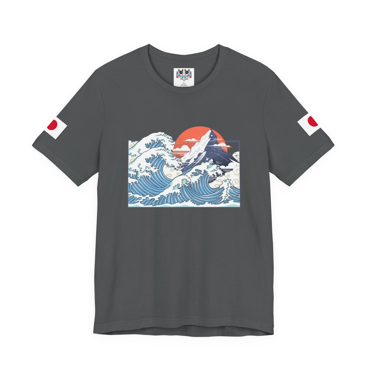 Great Wave Mt. Fuji T-Shirt – Japanese Art Hokusai Style Graphic Tee