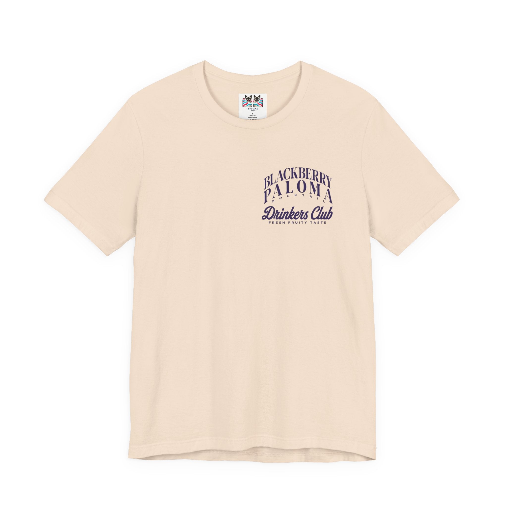 Blackberry Paloma Mocktail Drinkers Club Tshirt – Fresh Fruity Taste