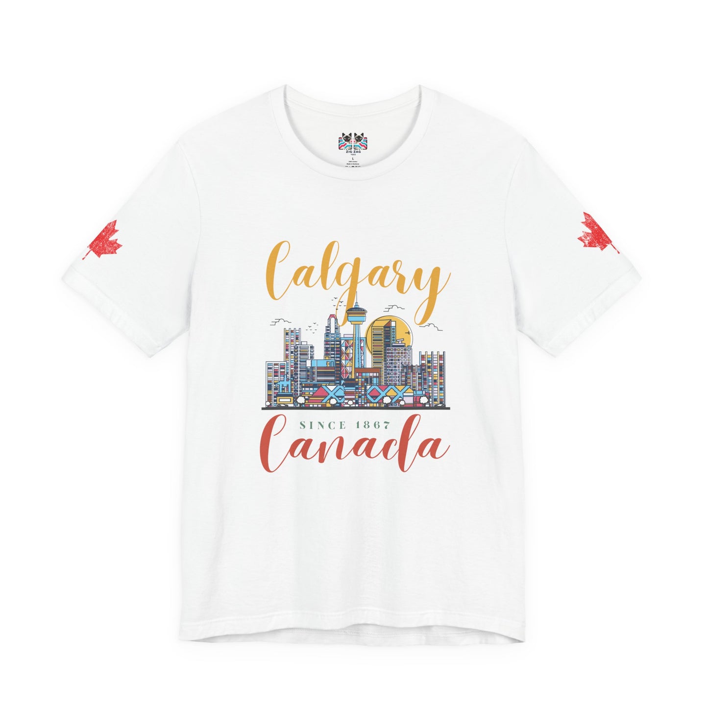 Calgary Canada Skyline Since 1867 T-Shirt