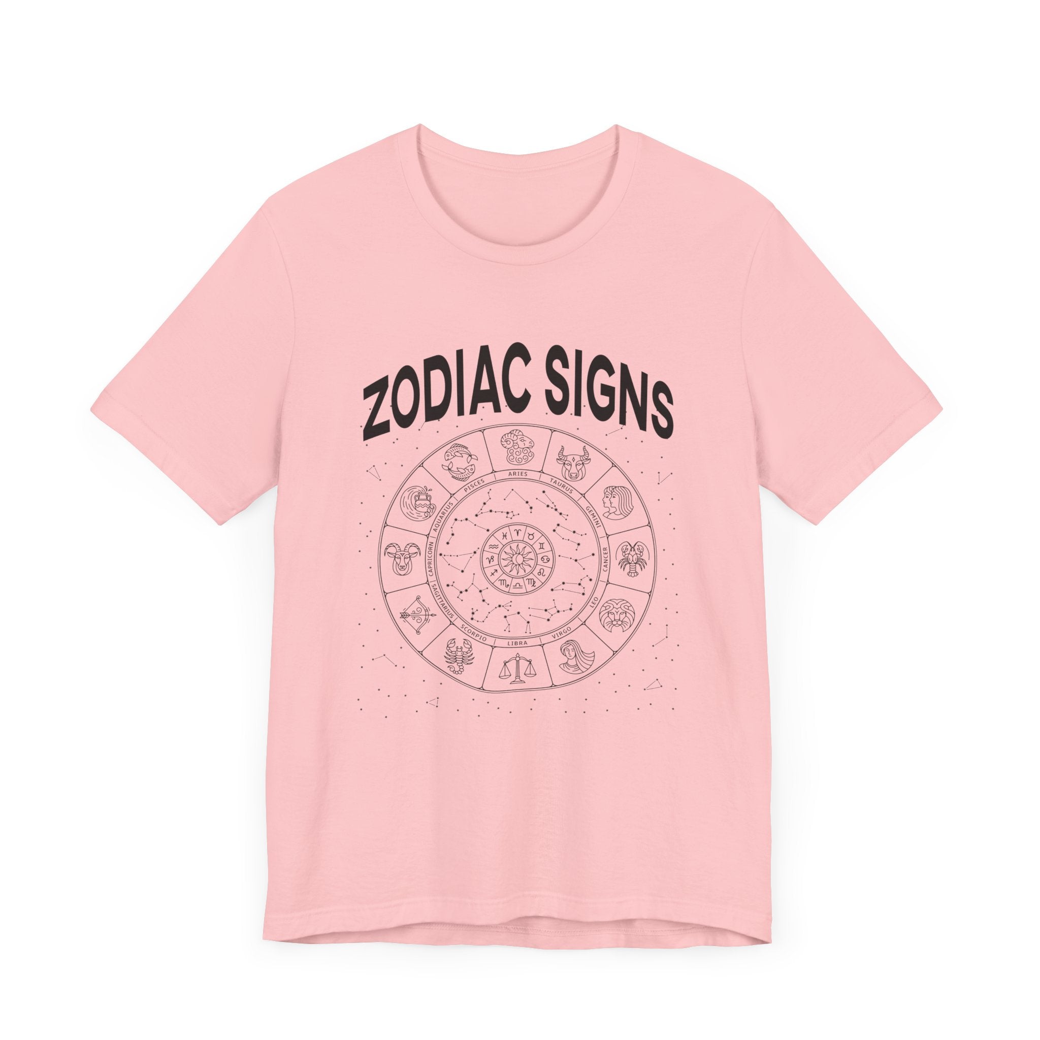 The Zodiac and the Stars Tee, Astrology Graphic Shirt, Celestial Alignment Top, Horoscope Energy Tee, Cosmic Belief Gift