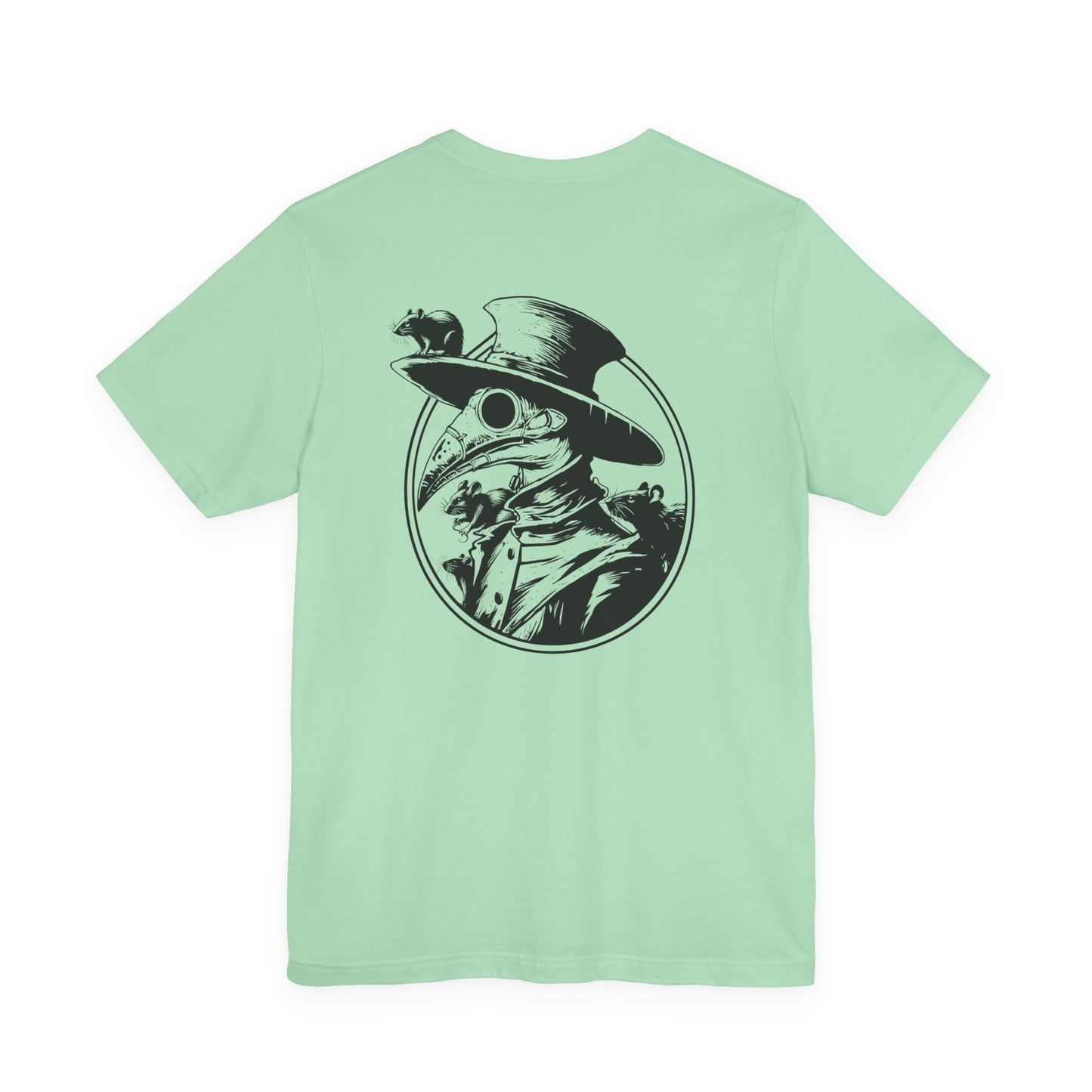 Plague Doctor Beaked Mask Rats Horror T-Shirt