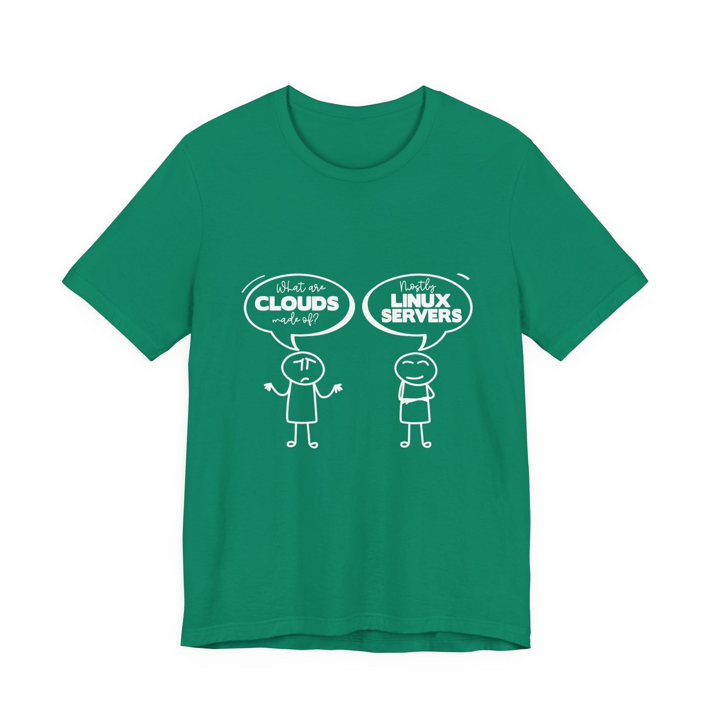 Mostly Linux Servers Funny Cloud T-Shirt