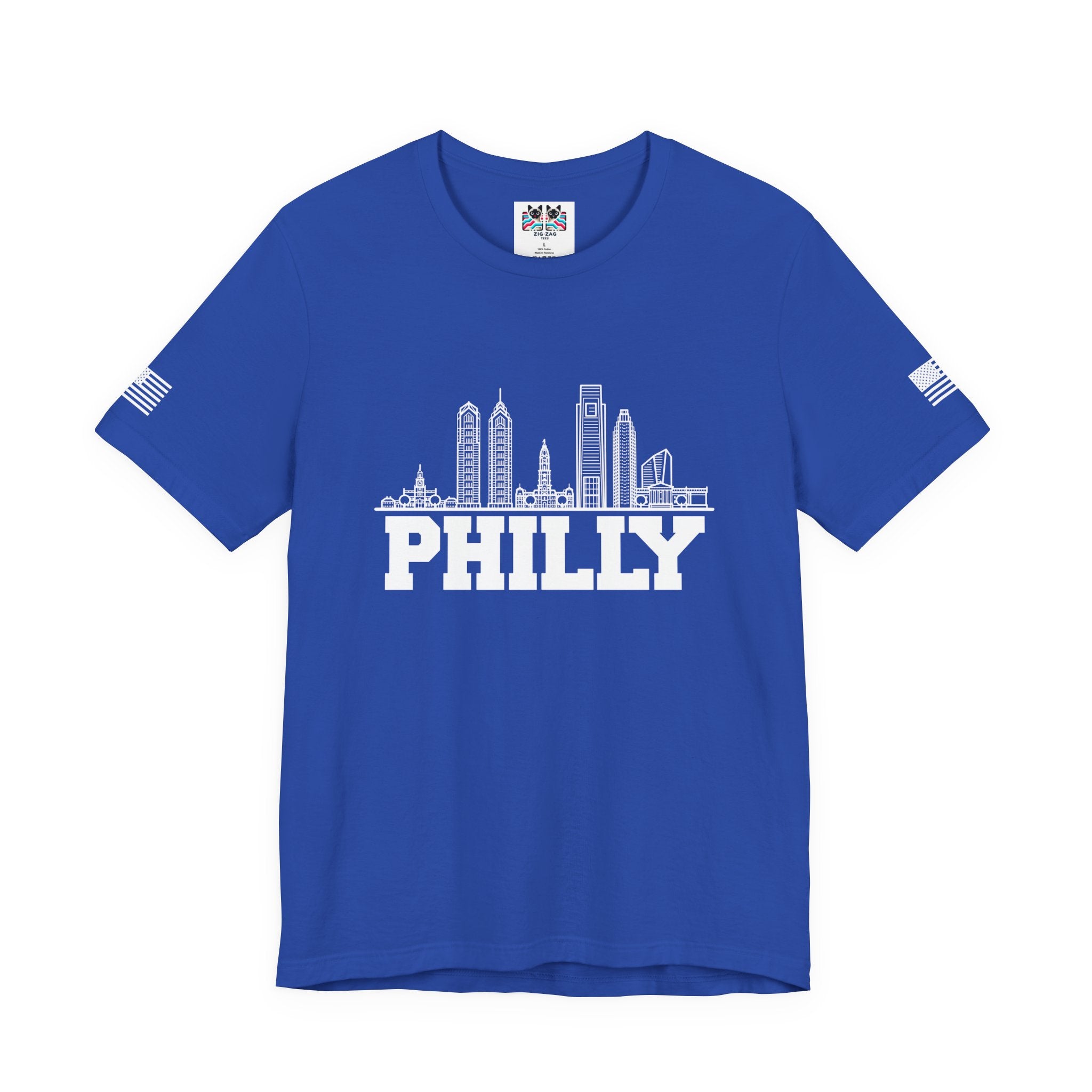 Philly T-Shirt – Philadelphia Skyline Line Art Graphic Tee