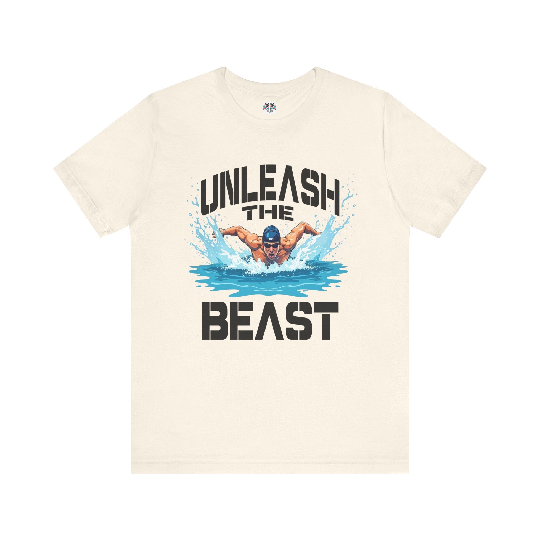 Unleash the Beast Butterfly Stroke Swimming Power Athlete Sports T-Shirt