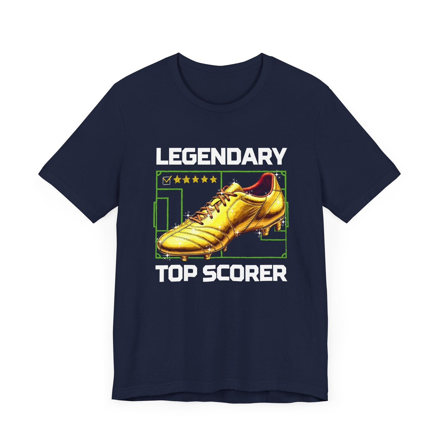 Legendary Top Scorer | Golden Boot & Five-Star Review Graphic T-Shirt