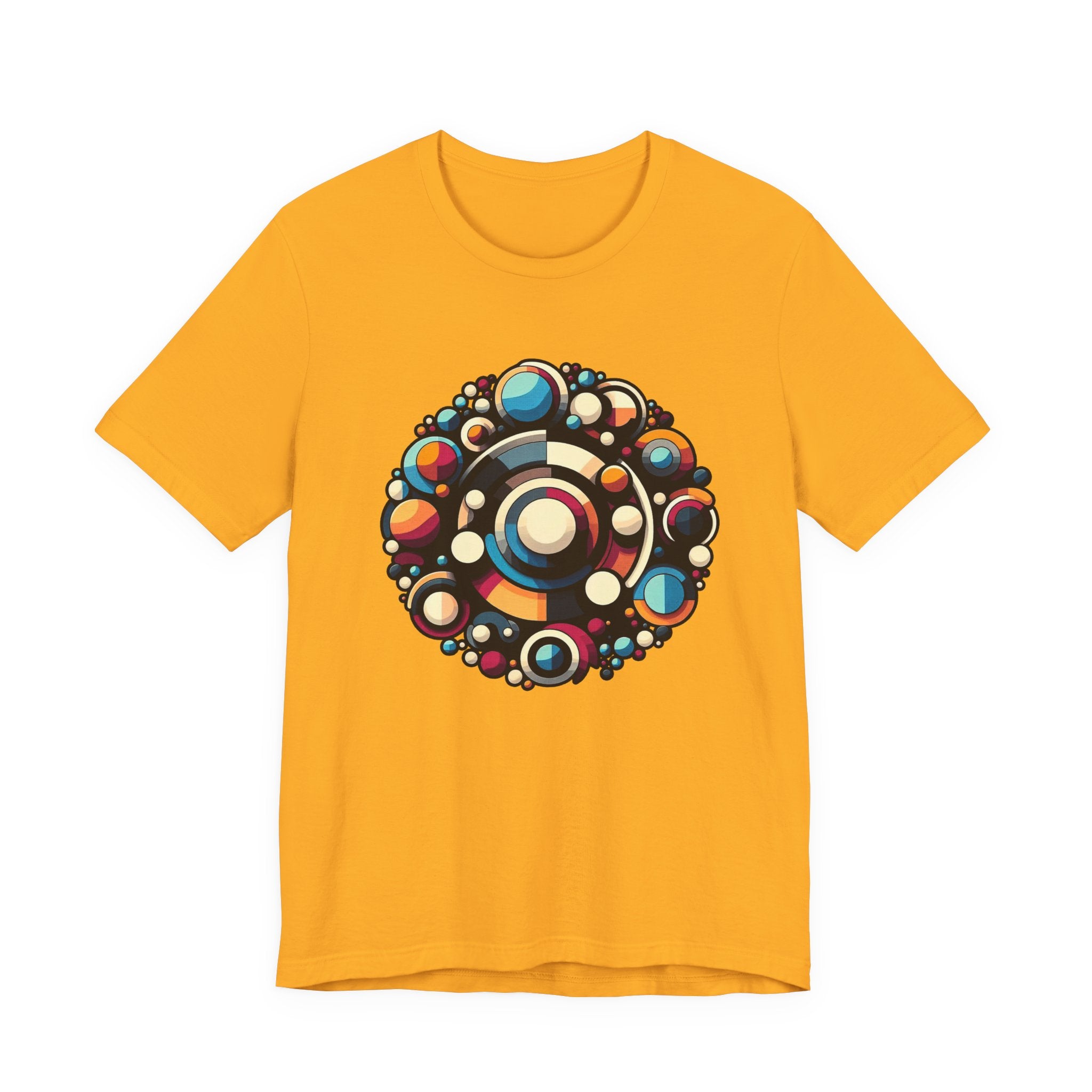 Circular Harmony – Colorful Circles Pattern Graphic T-Shirt