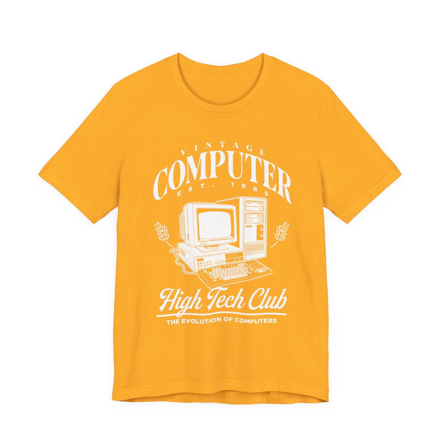 Vintage Computer Est 1985 Tshirt – High Tech Club Evolution