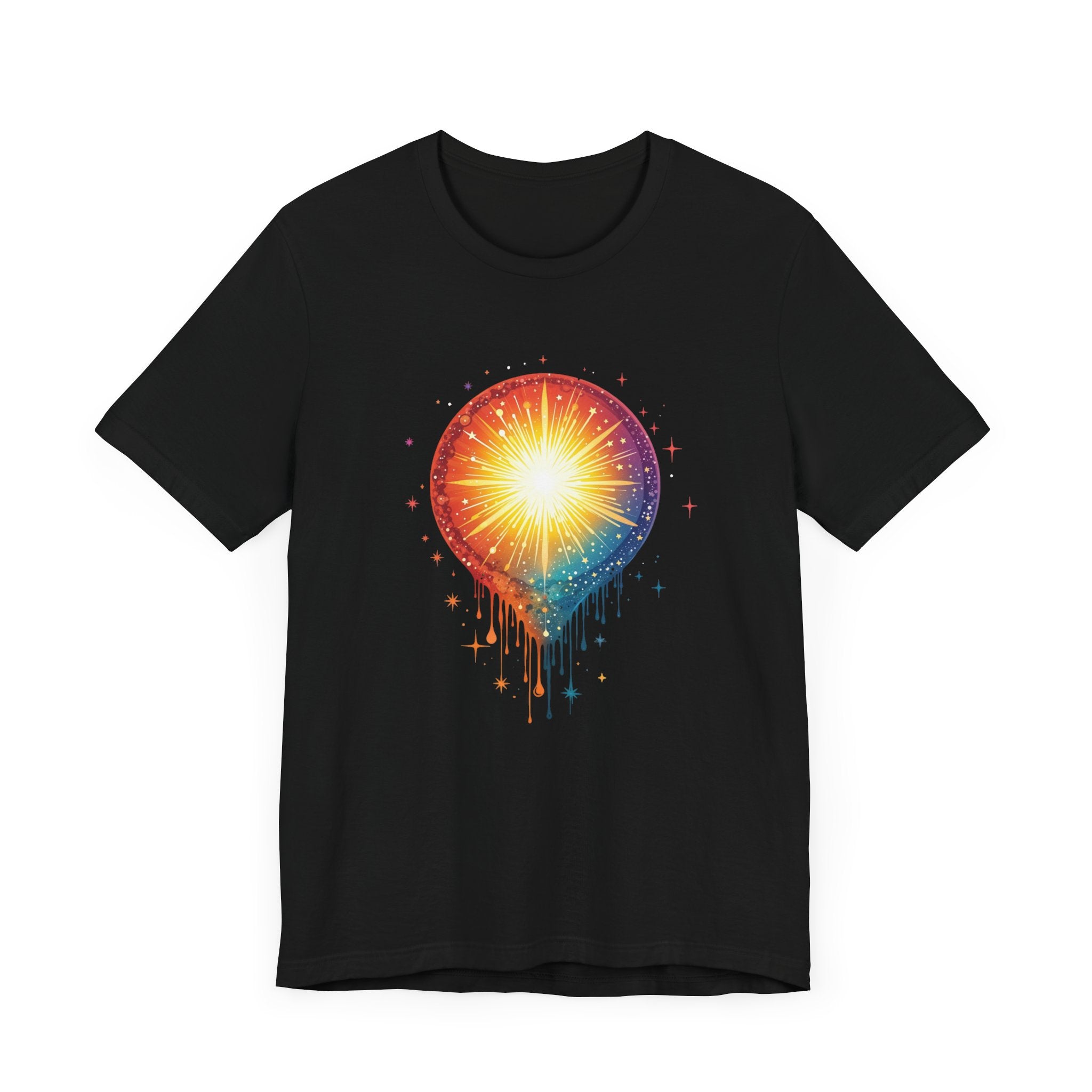 Colorful Aura Drip – Vibrant Spiritual Energy Graphic T-Shirt