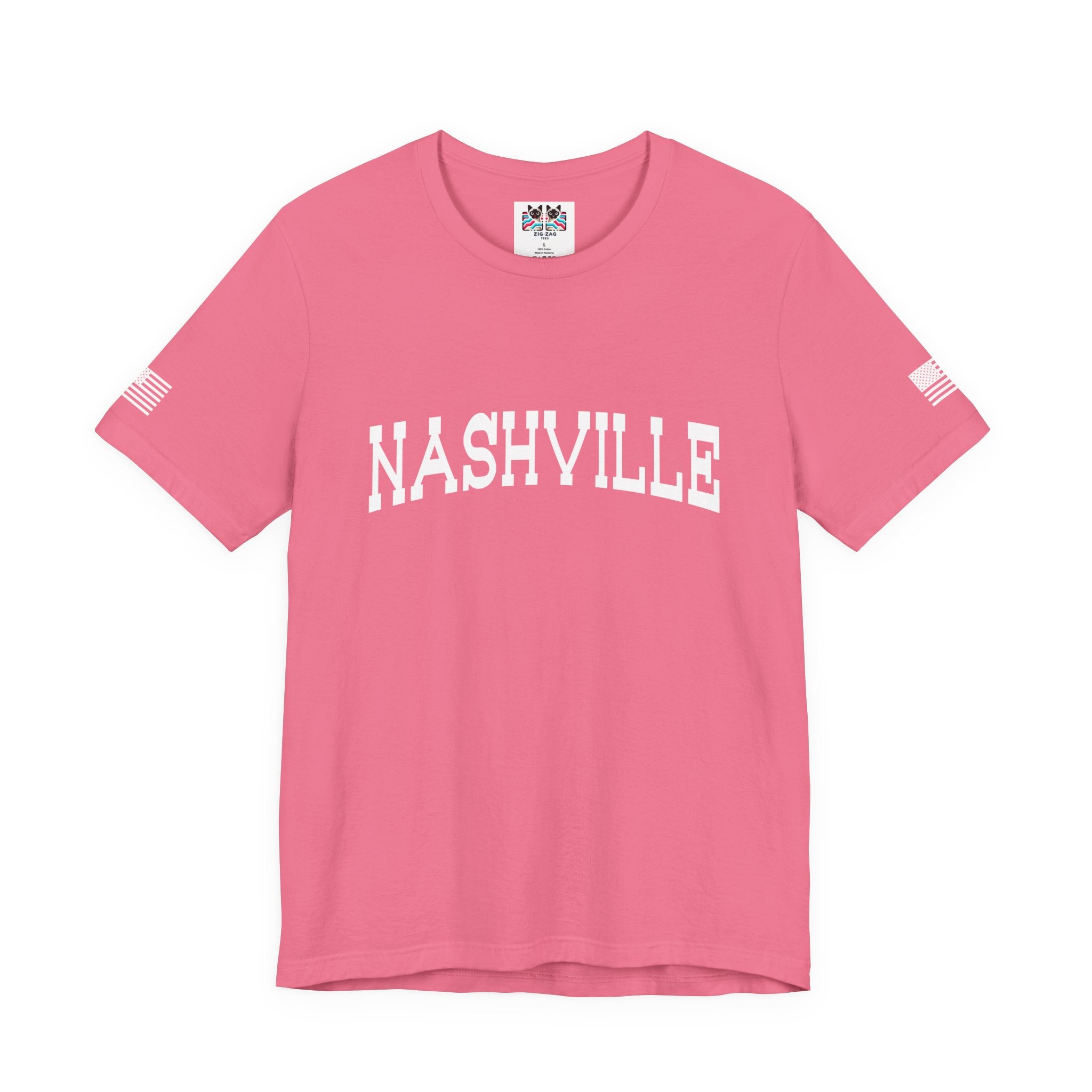 Nashville T-Shirt – Bold Arched Classic Typography Tee