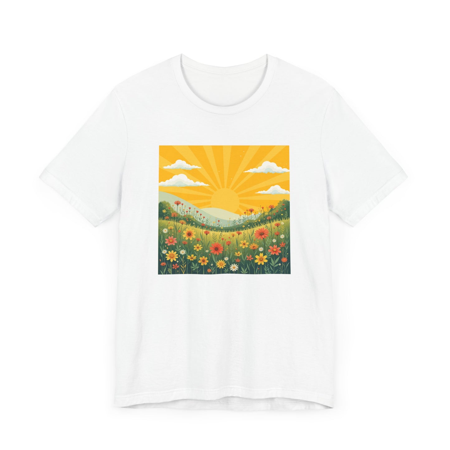 Spring in Full Bloom Tee, Seasonal Vibe Shirt, Floral Mood Top, Happy Growth Graphic Tee, Garden Lover Gift Shirt