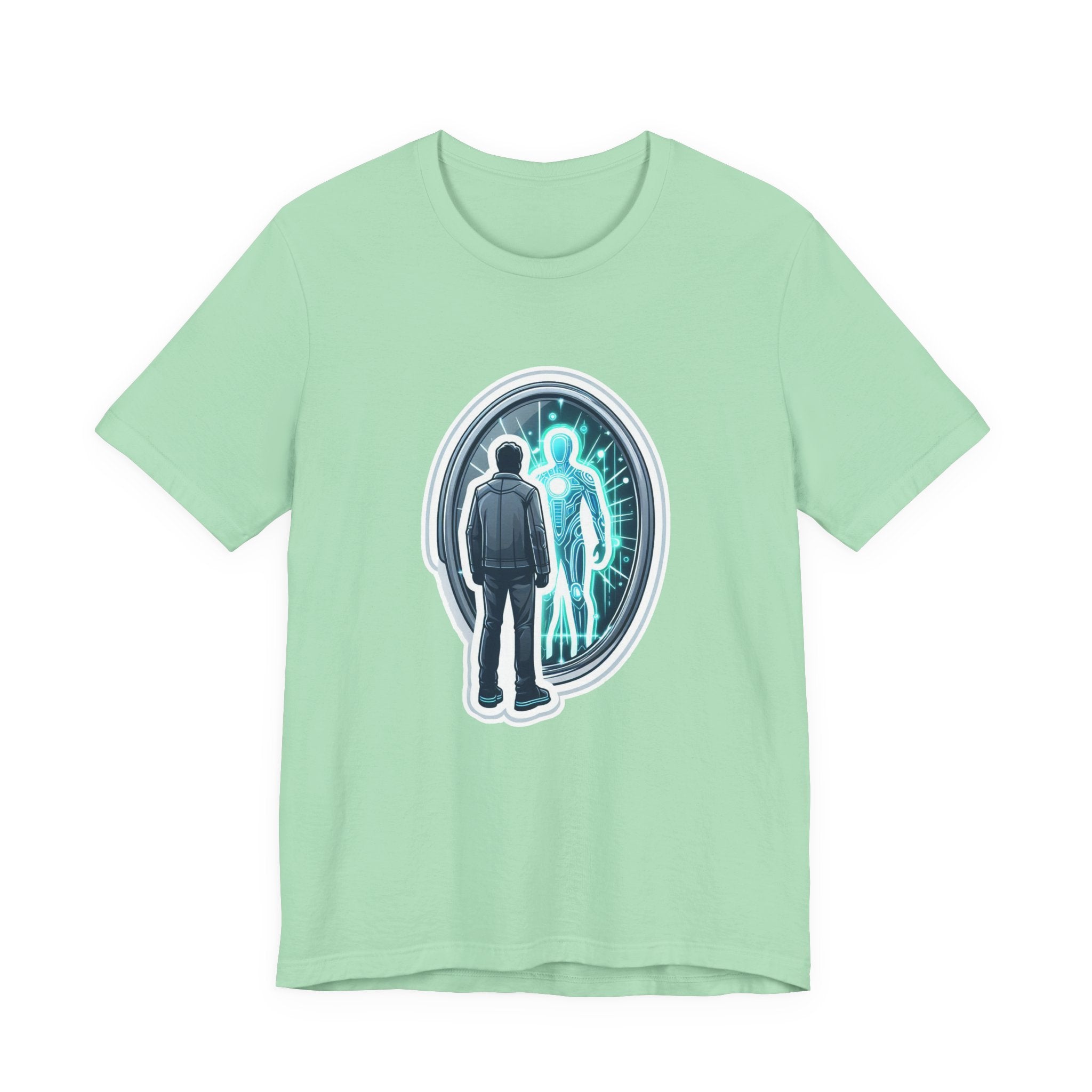 The Other Me is Winning Tshirt – Digital Mirror Reflection Graphic