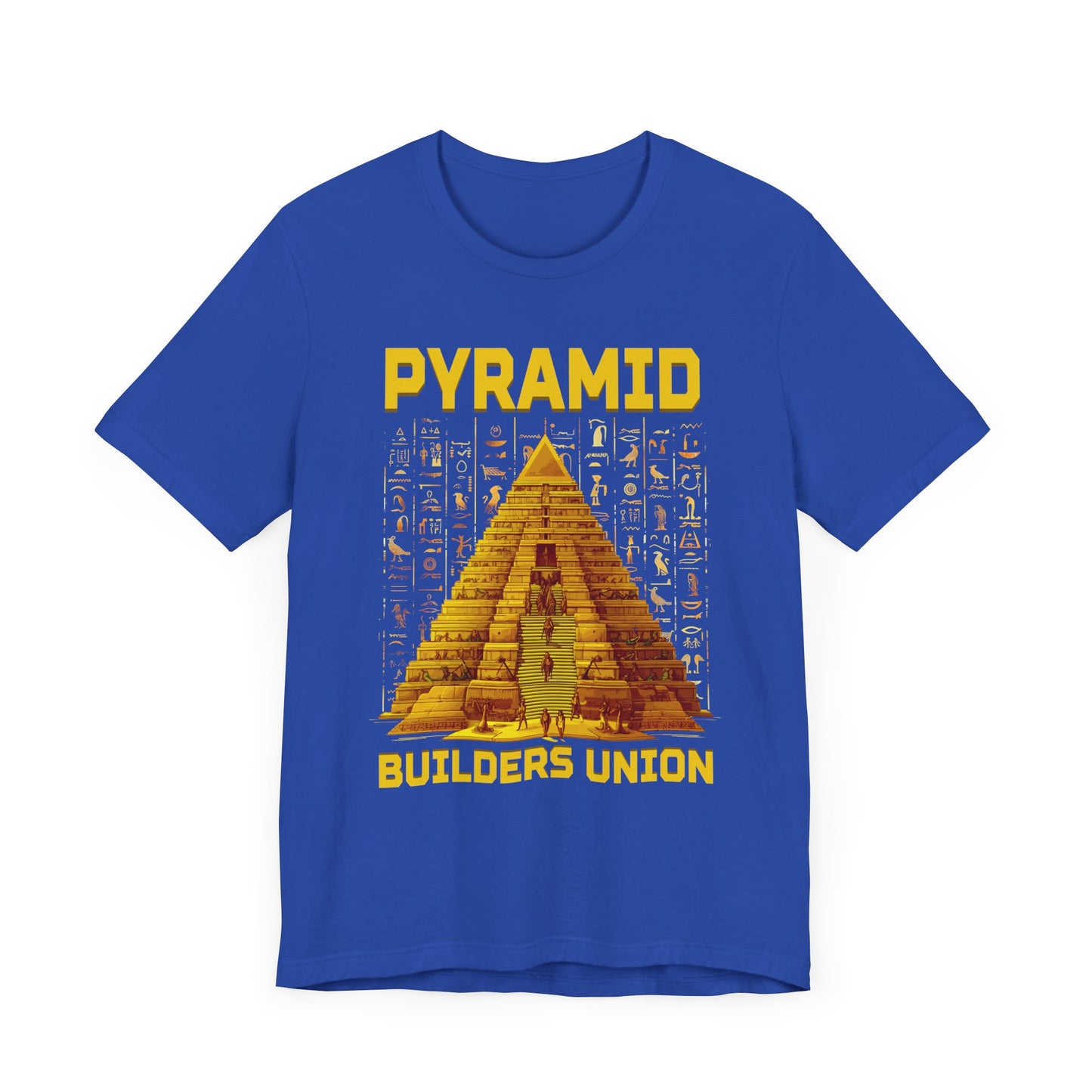 Pyramid Builders Union Tee, Ancient Worker Pride Shirt, Historical Labor Graphic, Egypt Crew Top, Stone by Stone Gift
