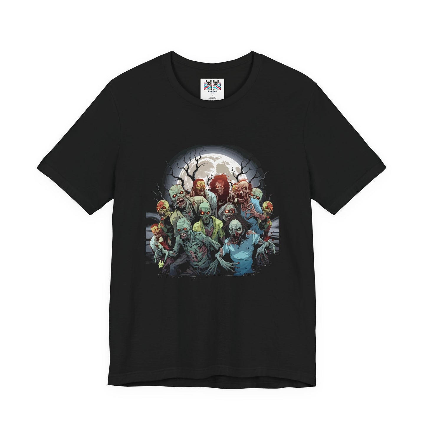Zombie Horde vs Eldritch Monster Horror T-Shirt