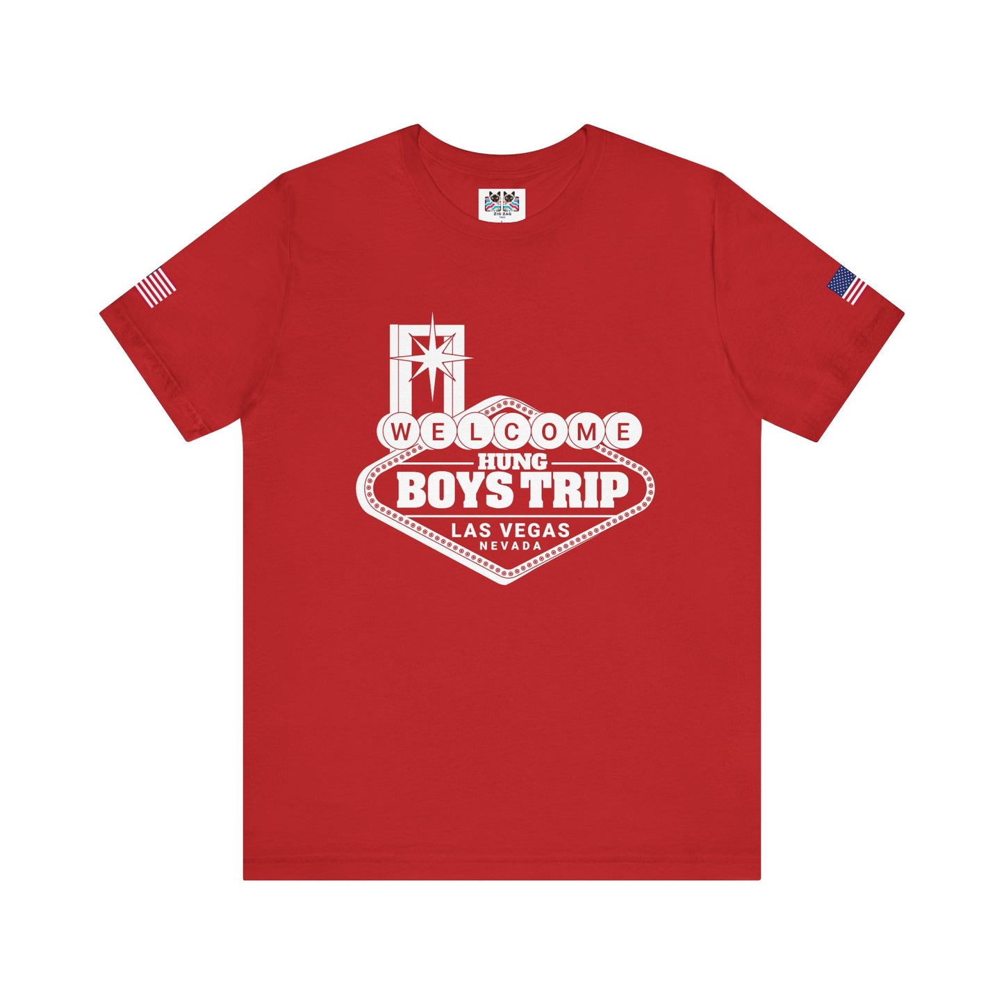Welcome Hung Boys Trip Las Vegas T-Shirt - Bachelor Party Nevada Guys Weekend