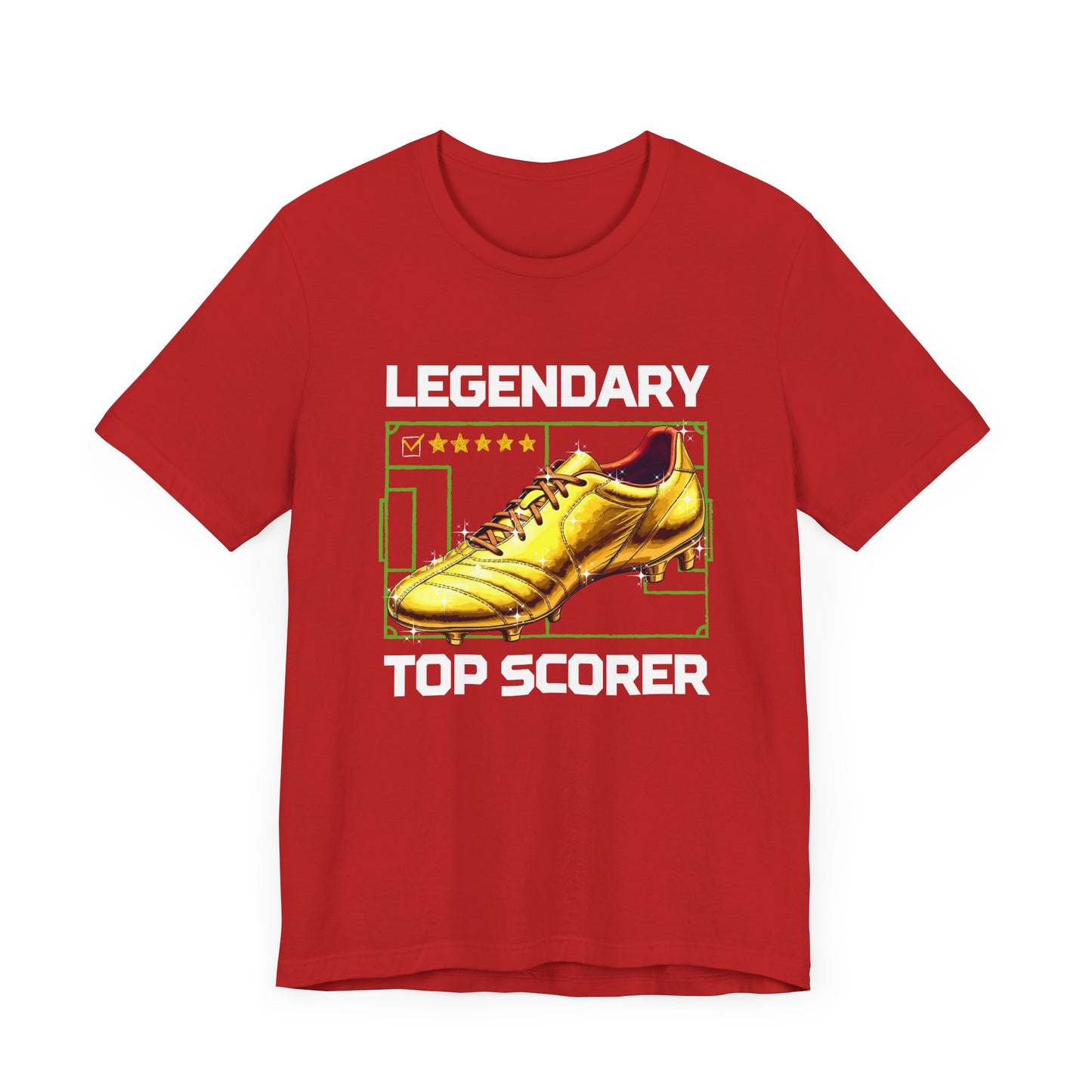 Legendary Top Scorer | Golden Boot & Five-Star Review Graphic T-Shirt