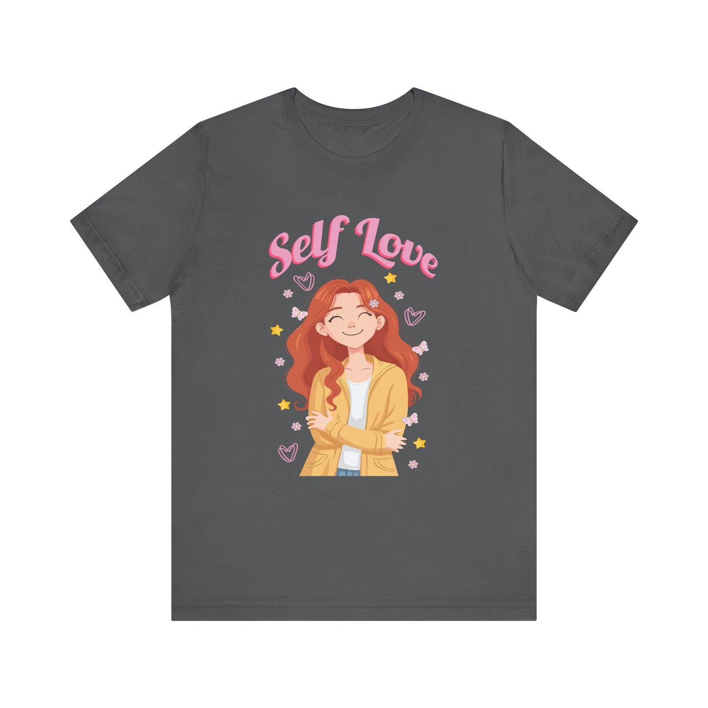 Self Love Official Graphic Statement Tee for Mindful Souls, Inner Peace Seekers, and Confidence Builders Who Radiate Self Respect