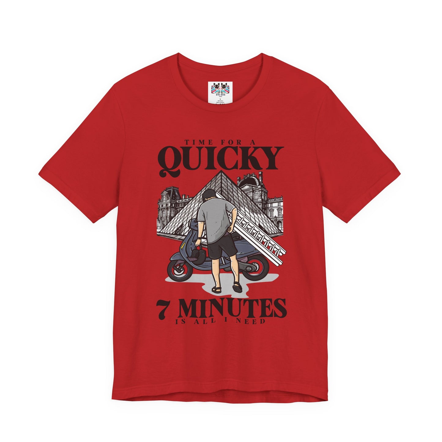 Time for a Quicky – 7 Minutes Louvre Heist T-Shirt