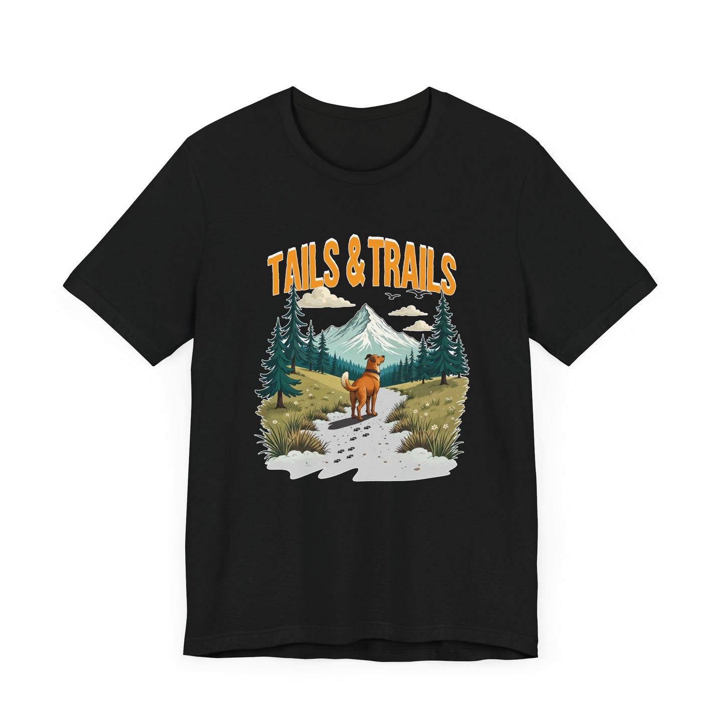 Tails and Trails Shirt Dog Walking Adventure Tee for Pet Parents Who Live for Leashes Parks Muddy Paws and the Great Outdoor Journey
