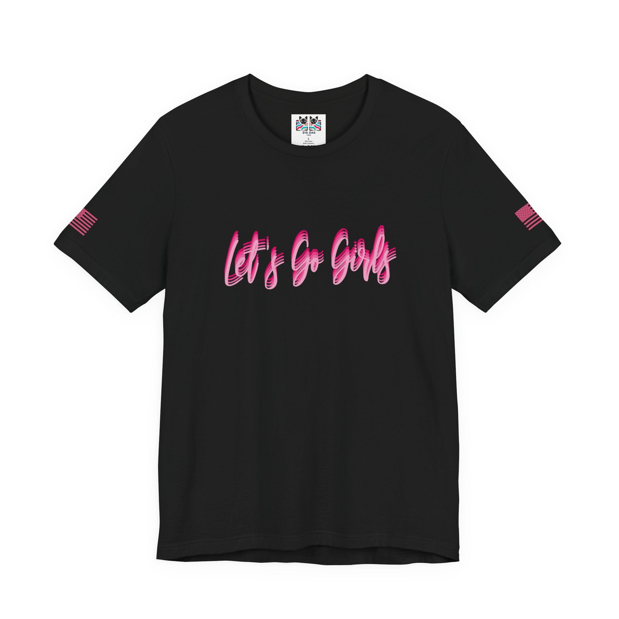 Let's Go Girls T-Shirt – Neon Glow Script Graphic Tee