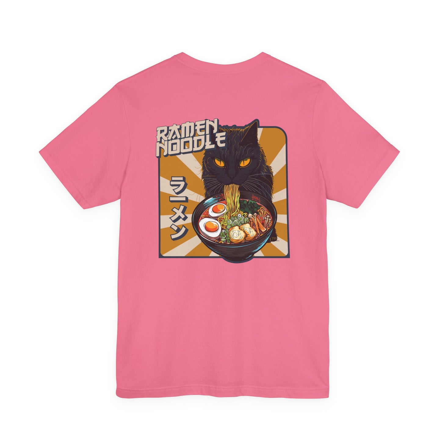 Ramen Cat Noodles Japanese Food Lover T-Shirt
